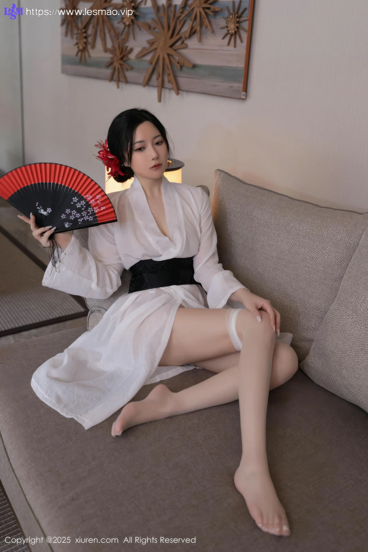 XiuRen 秀人 No.10514 鱼子酱Fish  诱人白色丝袜 - 26