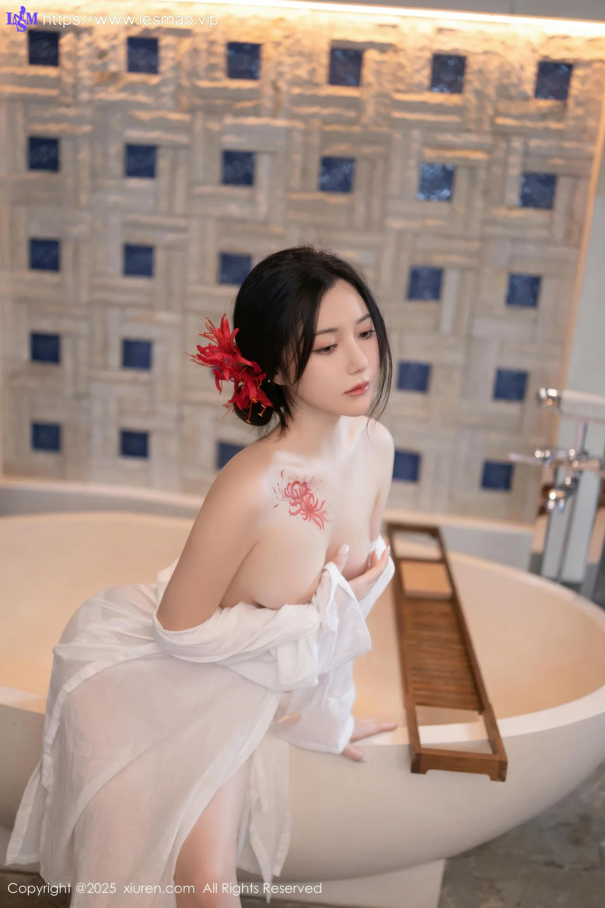 XiuRen 秀人 No.10514 鱼子酱Fish  诱人白色丝袜 - 68