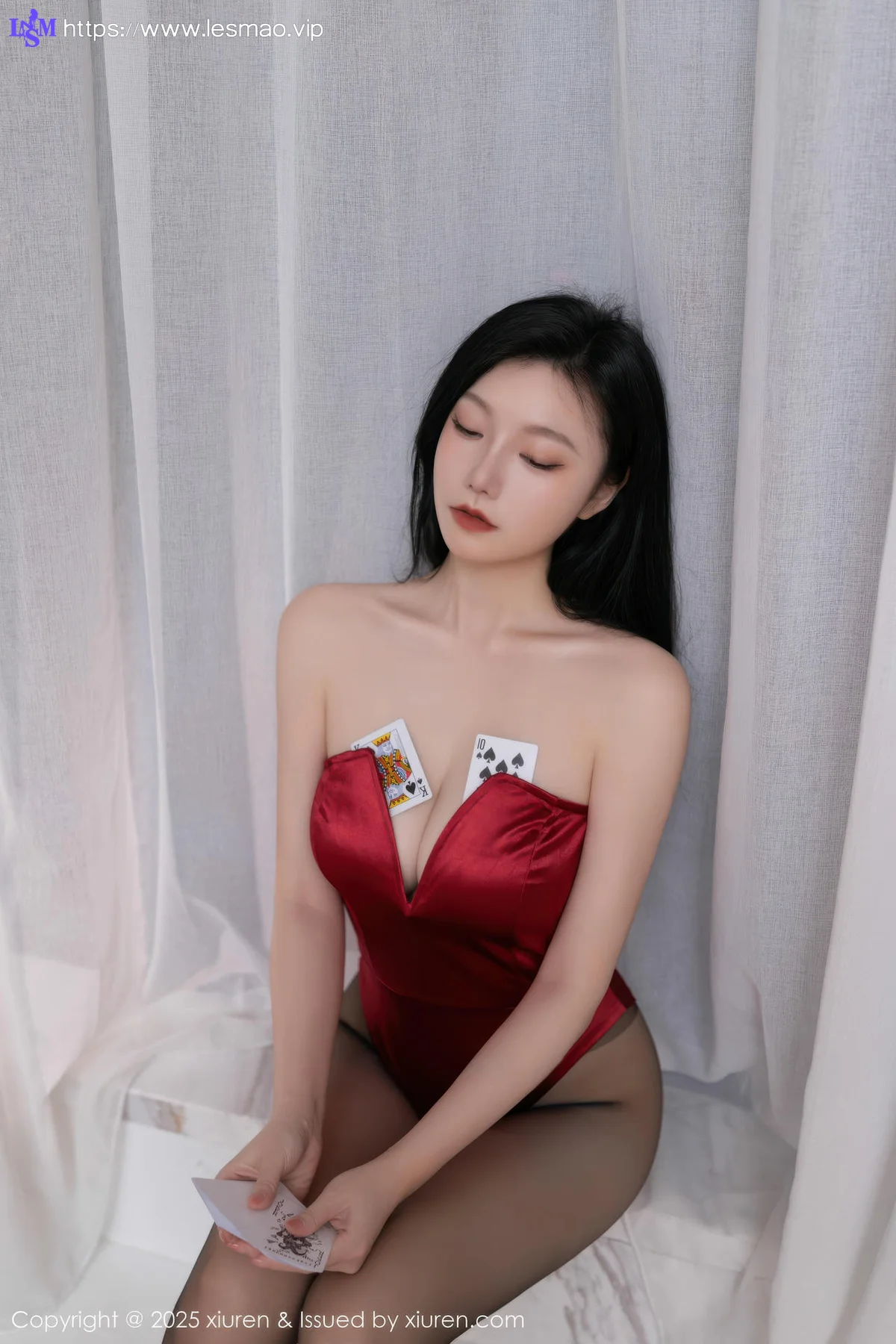 XiuRen 秀人 No.10524 安然anran 红色兔子装制服 - 17