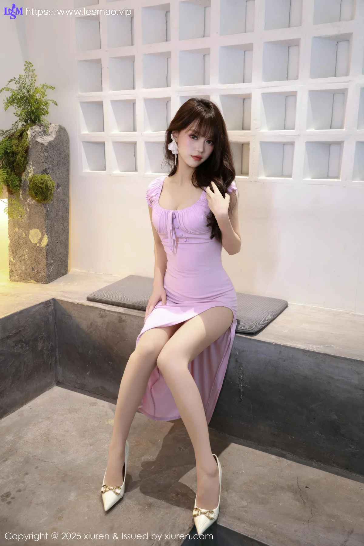 XiuRen 秀人 No.10532 糯咪 紫色长裙面容甜美 - 11