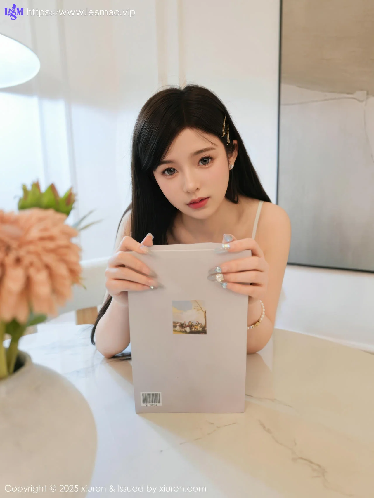 XiuRen 秀人 No.10536 优酱 白色吊带服饰 - 14
