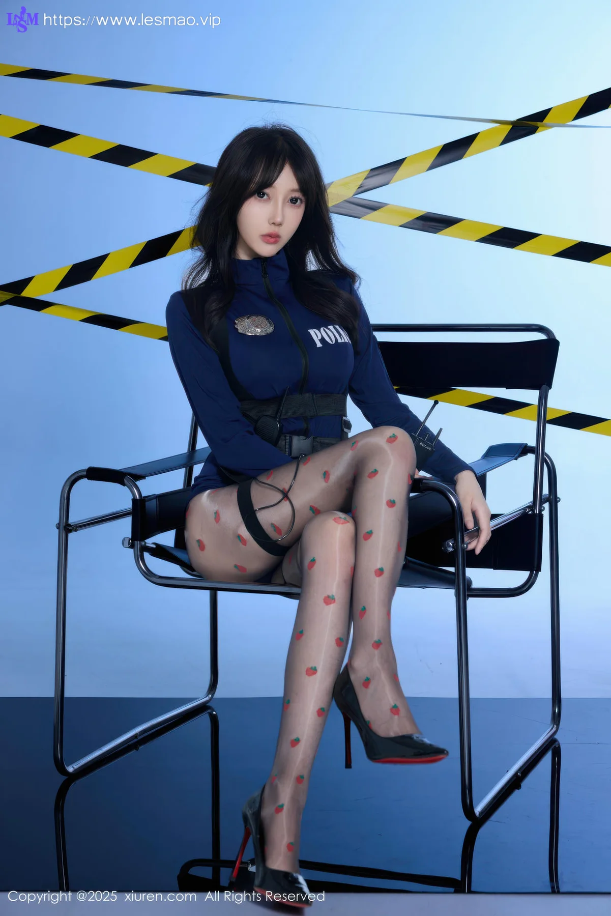 XiuRen 秀人 No.10544 玥儿玥er 蓝色制服诱惑 - 10