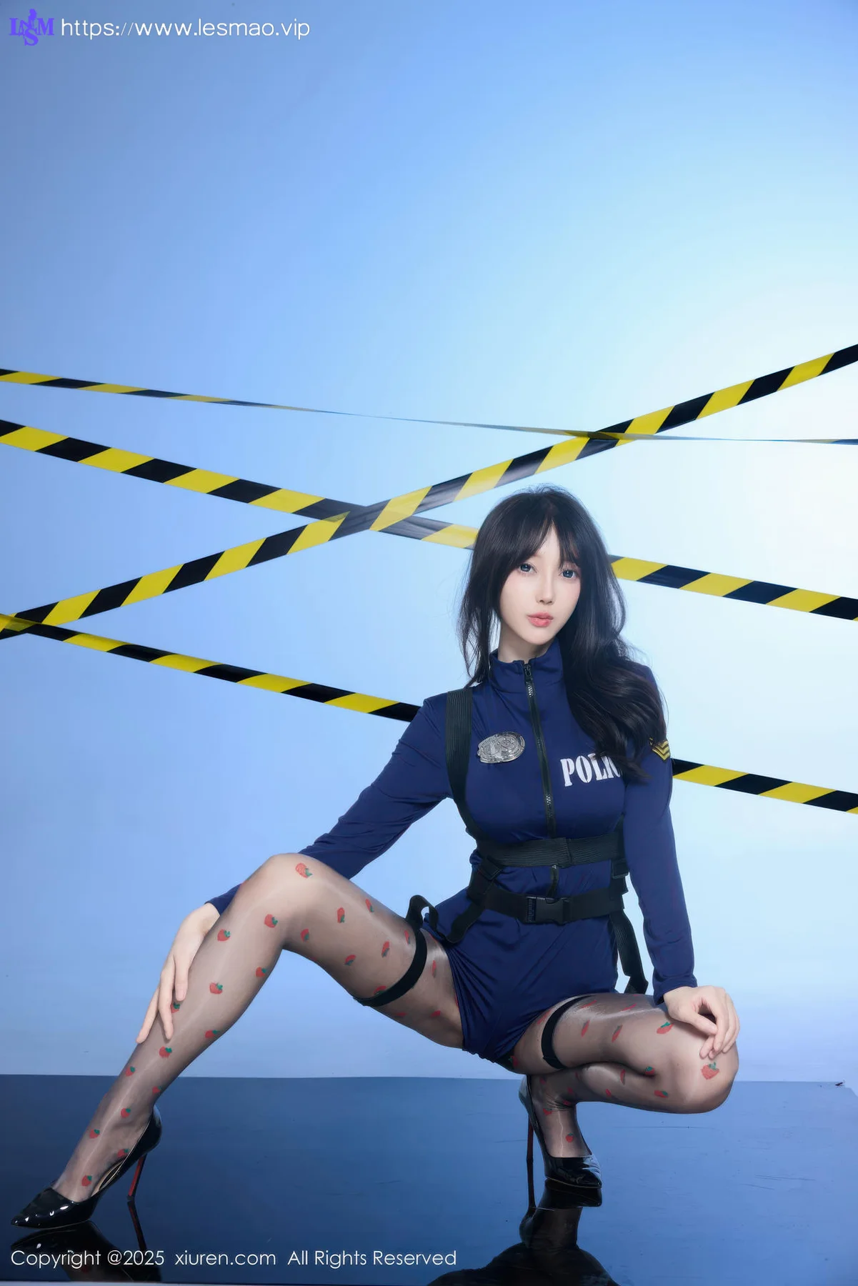 XiuRen 秀人 No.10544 玥儿玥er 蓝色制服诱惑 - 21