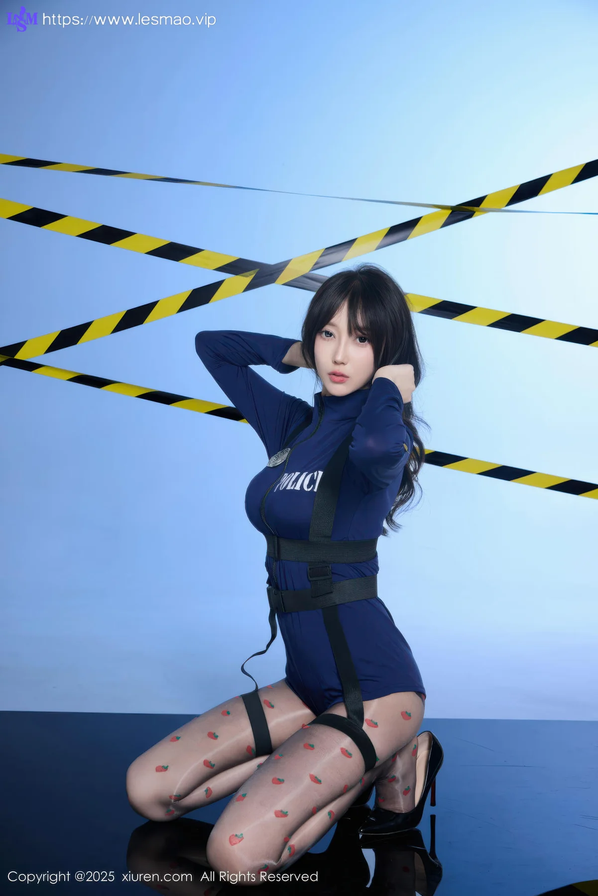 XiuRen 秀人 No.10544 玥儿玥er 蓝色制服诱惑 - 22