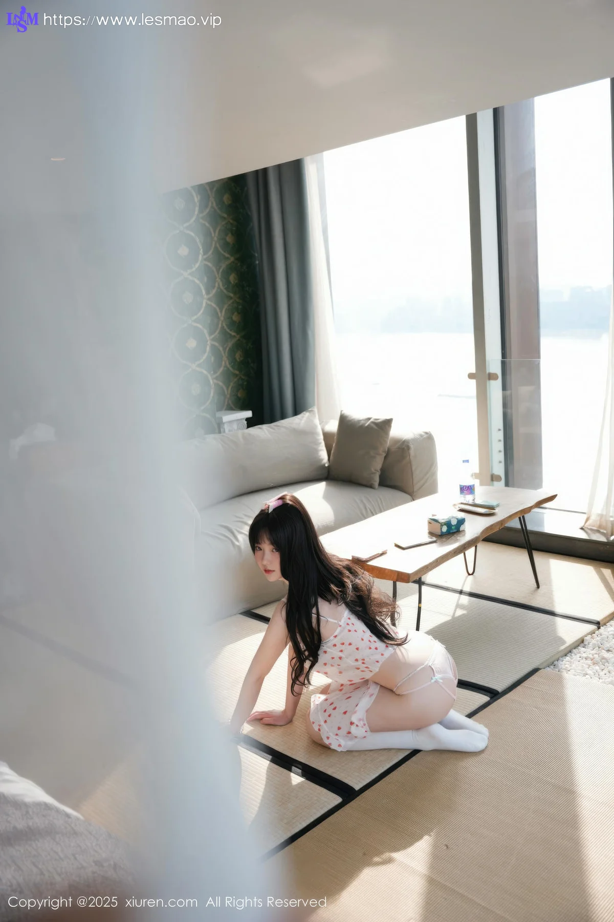 XiuRen 秀人 No.10556 软情 清纯美女波点吊带 - 29