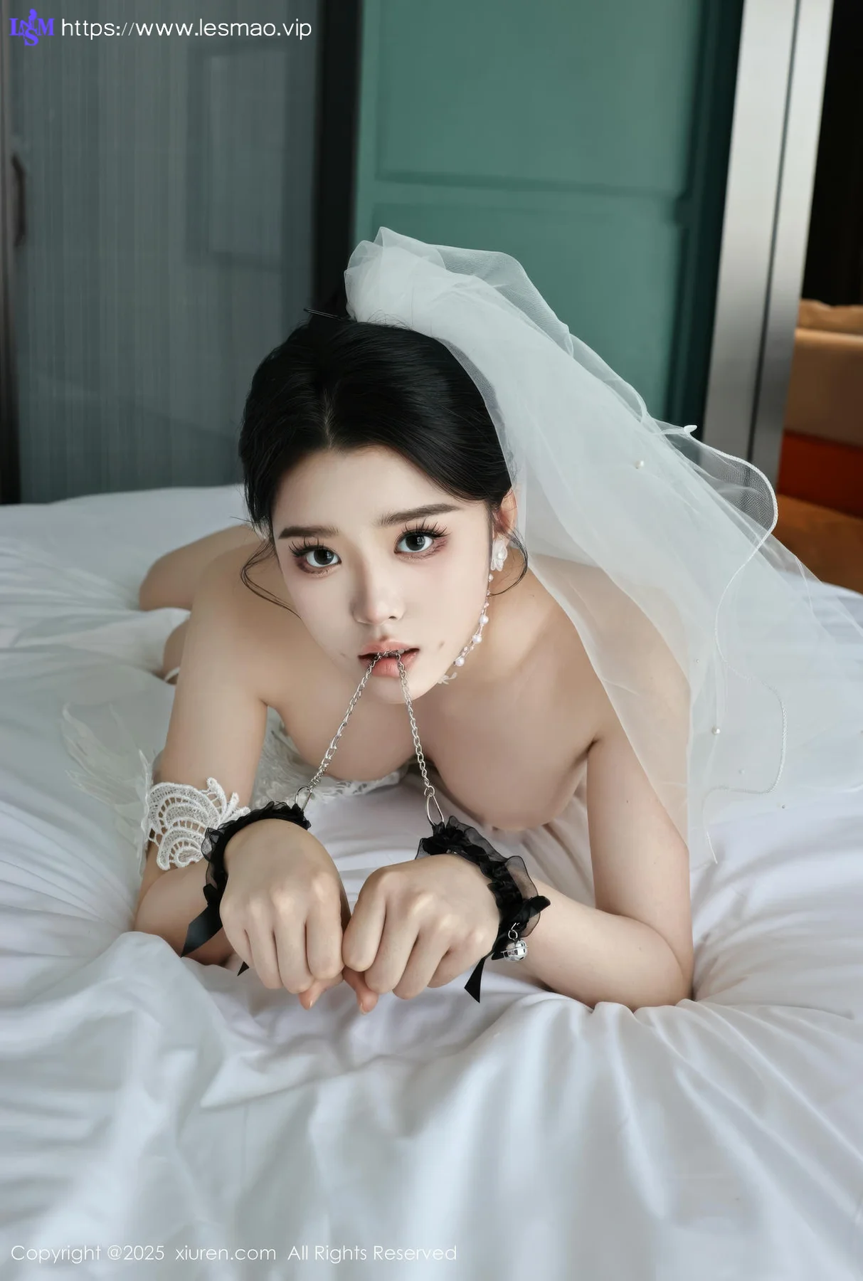 XiuRen 秀人 No.10559 糯梨子 白色婚纱搭配 - 62