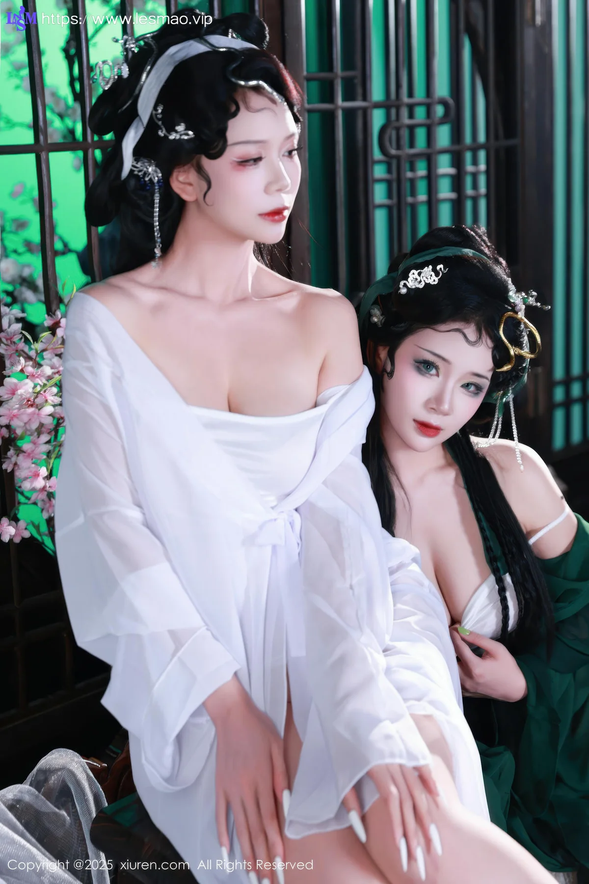 XiuRen 秀人 No.10561 玫瑰我爱你 首次合体古风场景《青蛇》主题拍摄模特合集 - 12