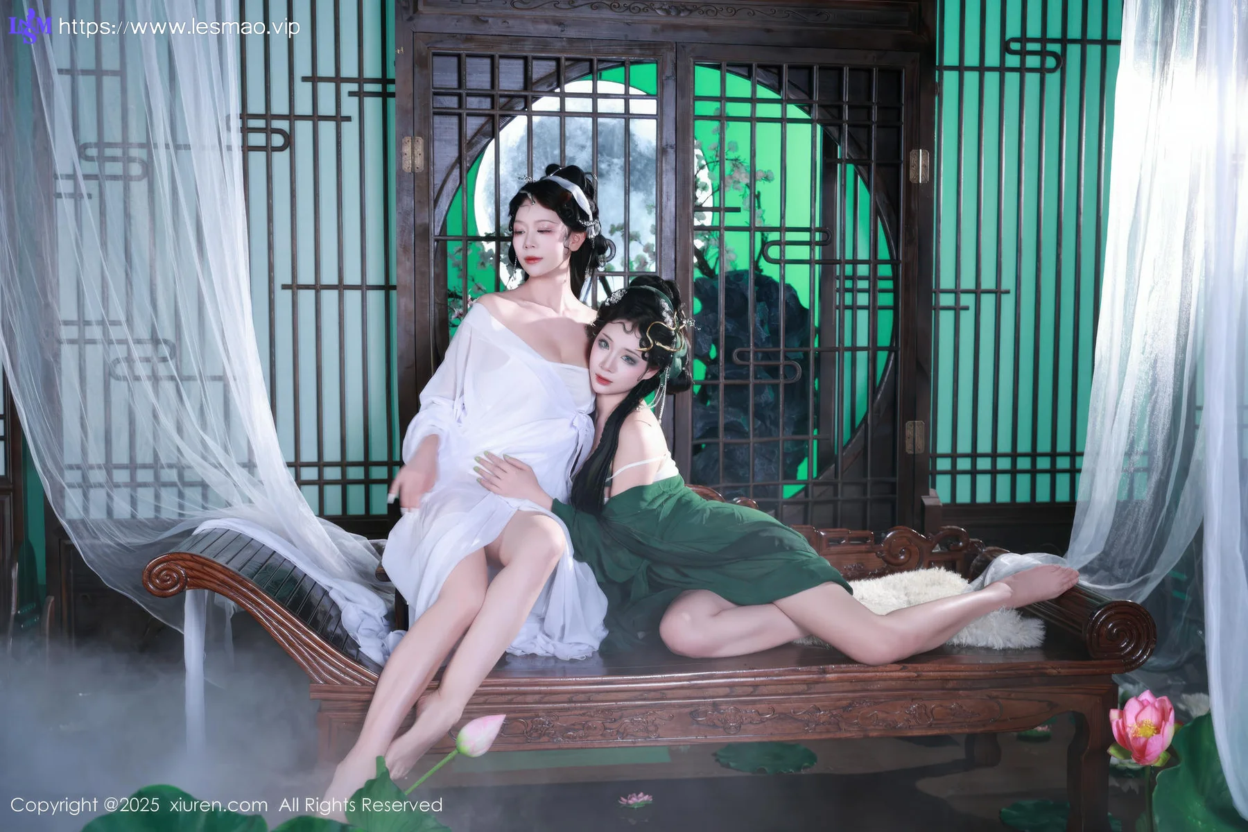 XiuRen 秀人 No.10561 玫瑰我爱你 首次合体古风场景《青蛇》主题拍摄模特合集 - 18