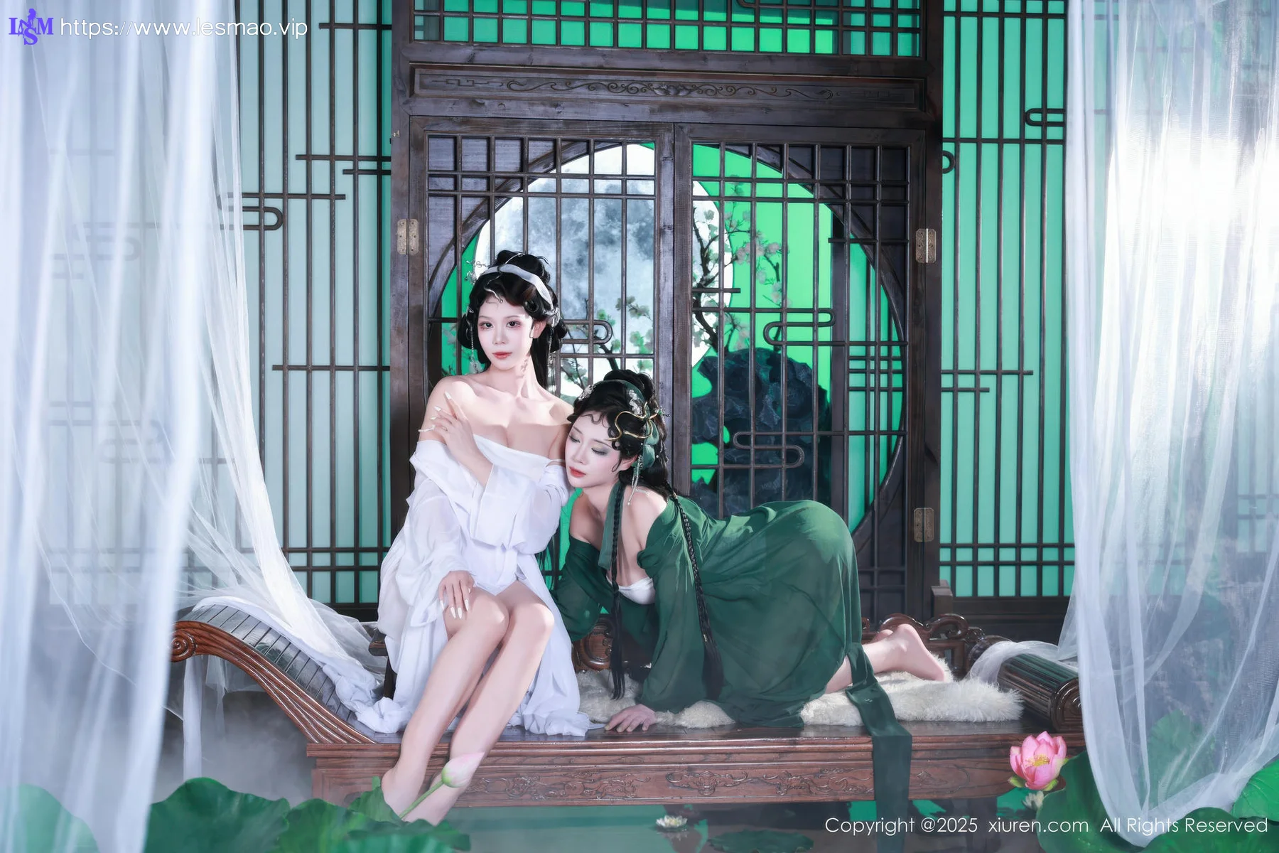 XiuRen 秀人 No.10561 玫瑰我爱你 首次合体古风场景《青蛇》主题拍摄模特合集 - 20