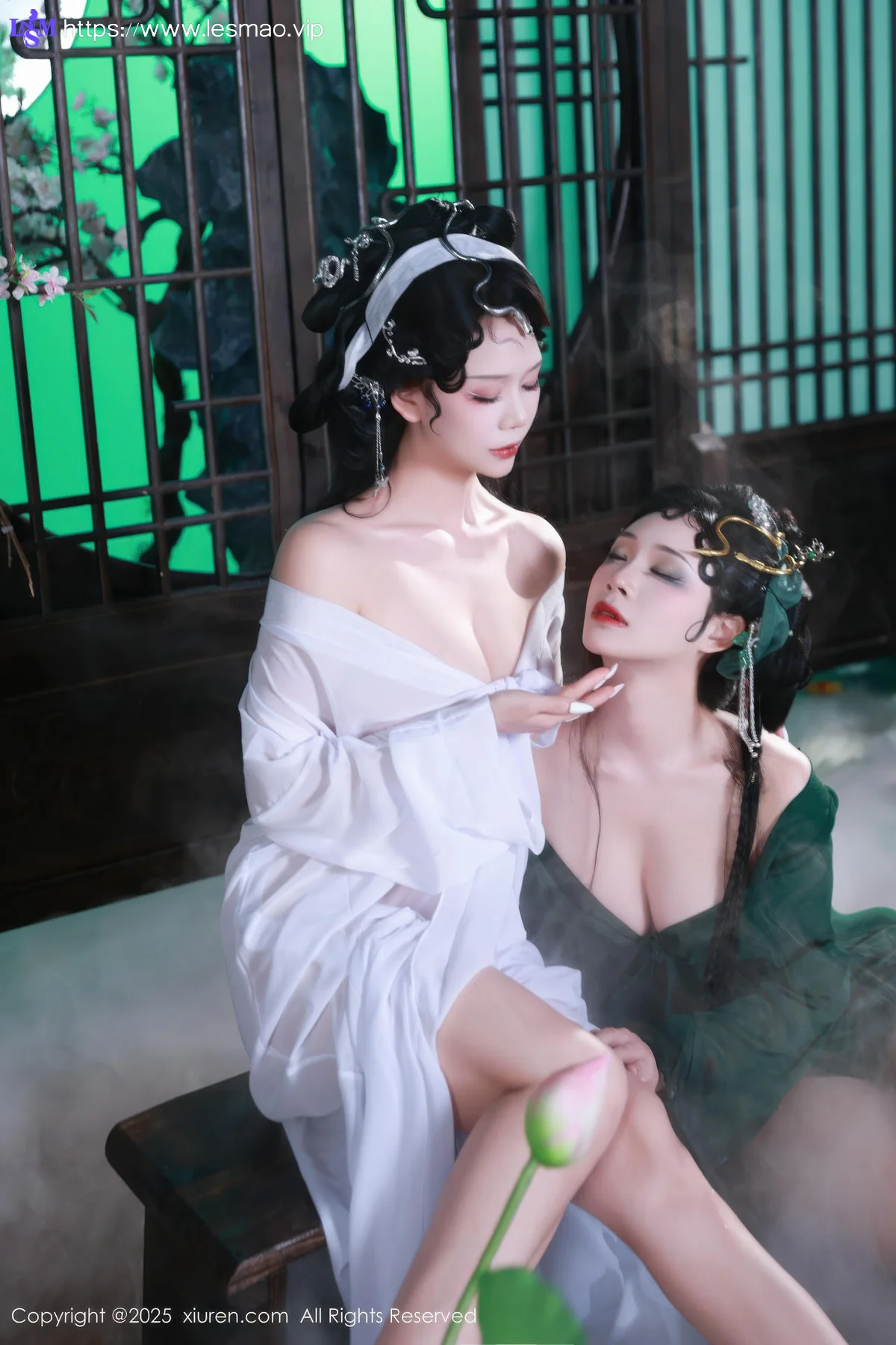 XiuRen 秀人 No.10561 玫瑰我爱你 首次合体古风场景《青蛇》主题拍摄模特合集 - 39