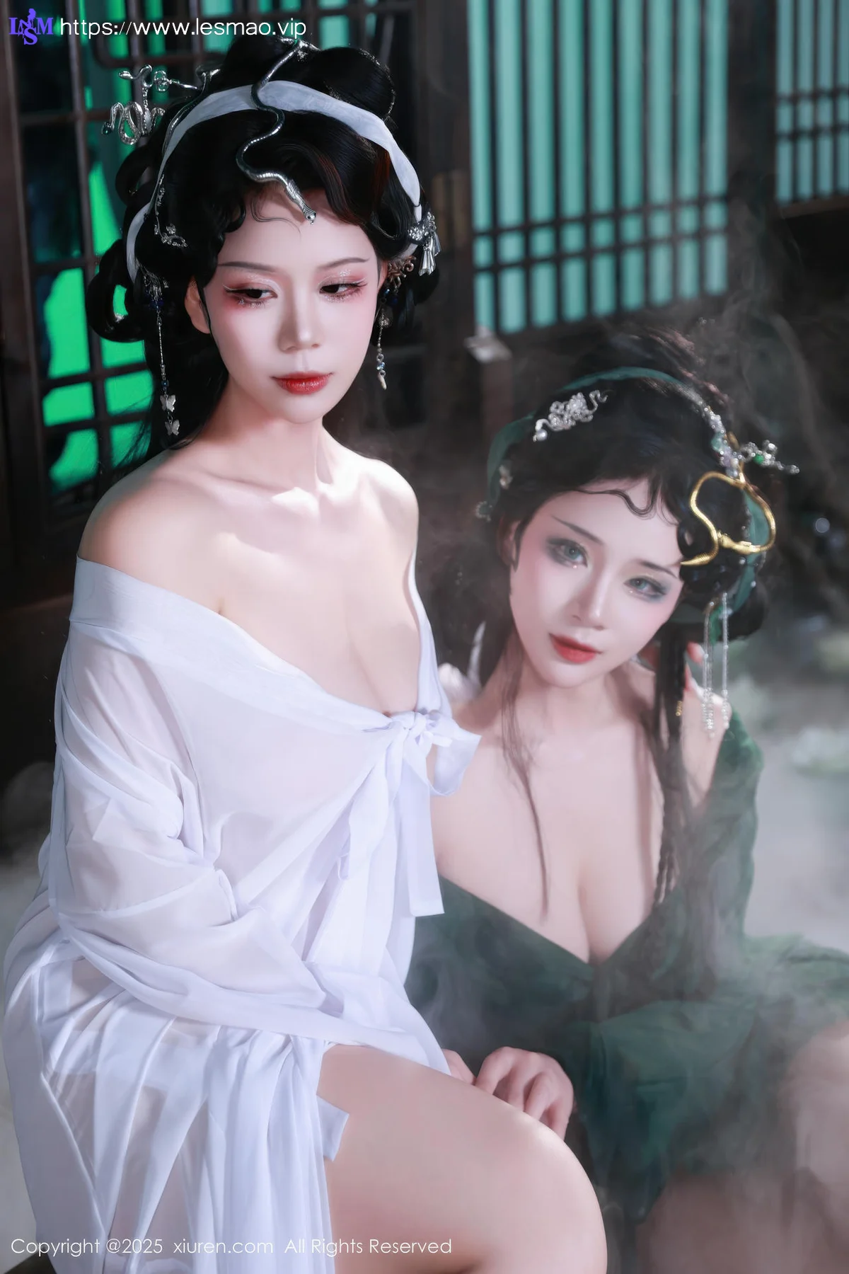 XiuRen 秀人 No.10561 玫瑰我爱你 首次合体古风场景《青蛇》主题拍摄模特合集 - 40