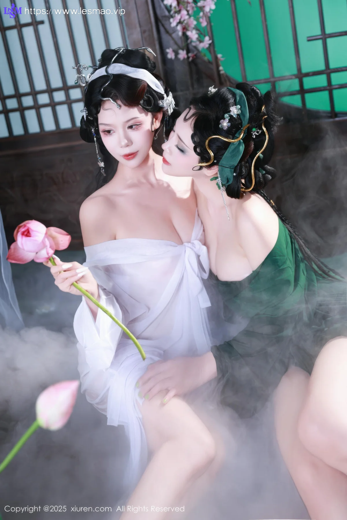XiuRen 秀人 No.10561 玫瑰我爱你 首次合体古风场景《青蛇》主题拍摄模特合集 - 55