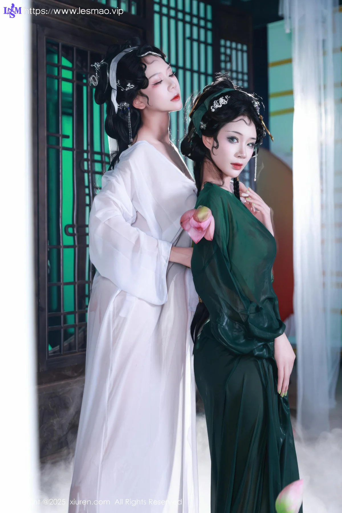 XiuRen 秀人 No.10561 玫瑰我爱你 首次合体古风场景《青蛇》主题拍摄模特合集 - 56