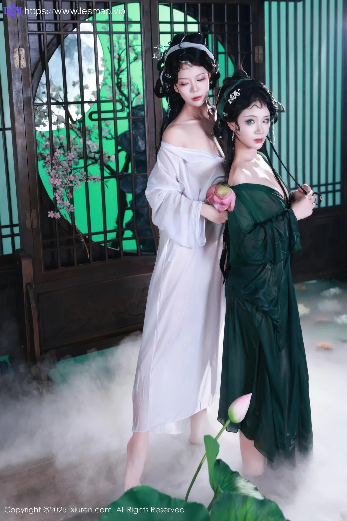 XiuRen 秀人 No.10561 玫瑰我爱你 首次合体古风场景《青蛇》主题拍摄模特合集 - 57