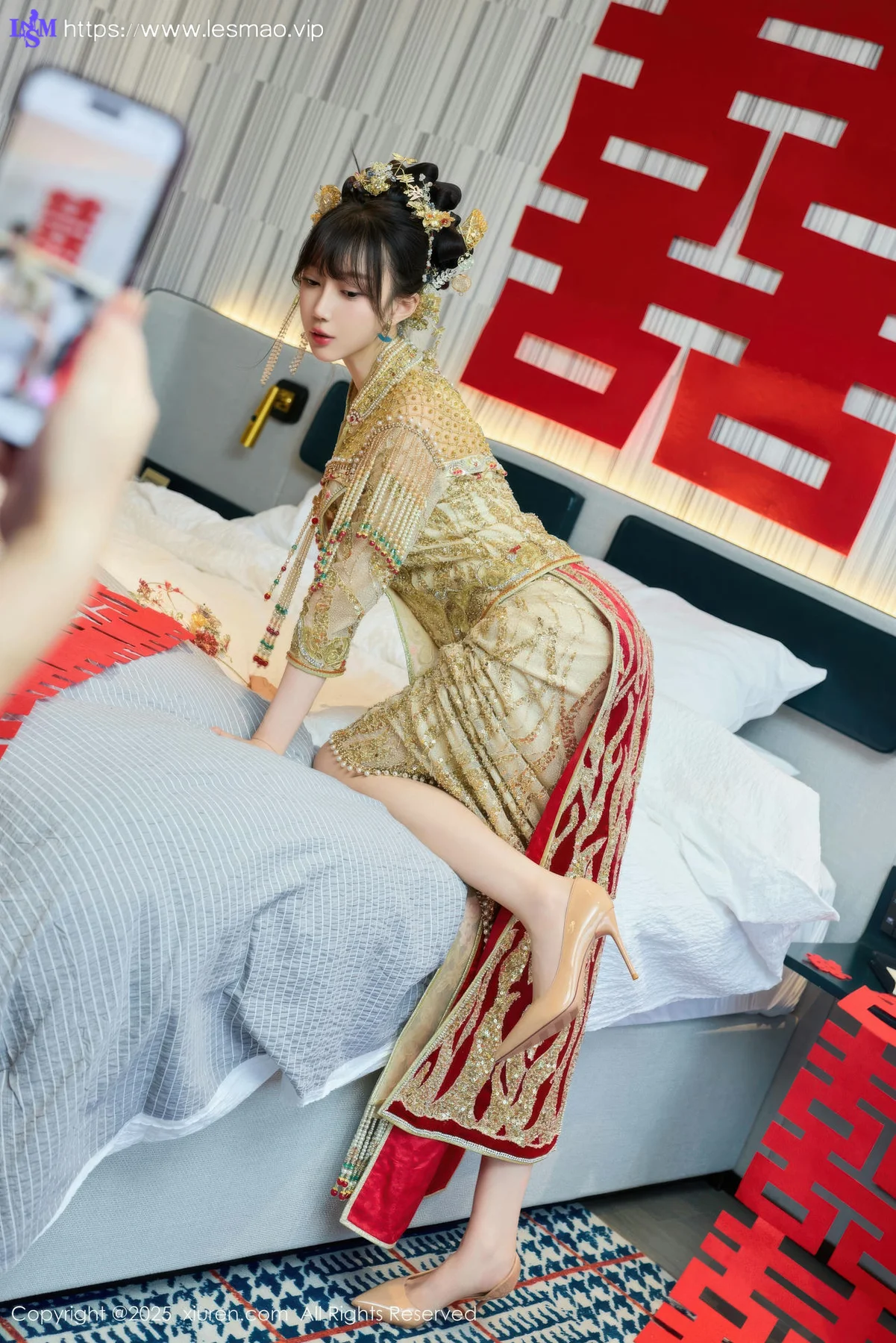 XiuRen 秀人 No.10567 玥儿玥er 婚纱制服诱惑 - 3