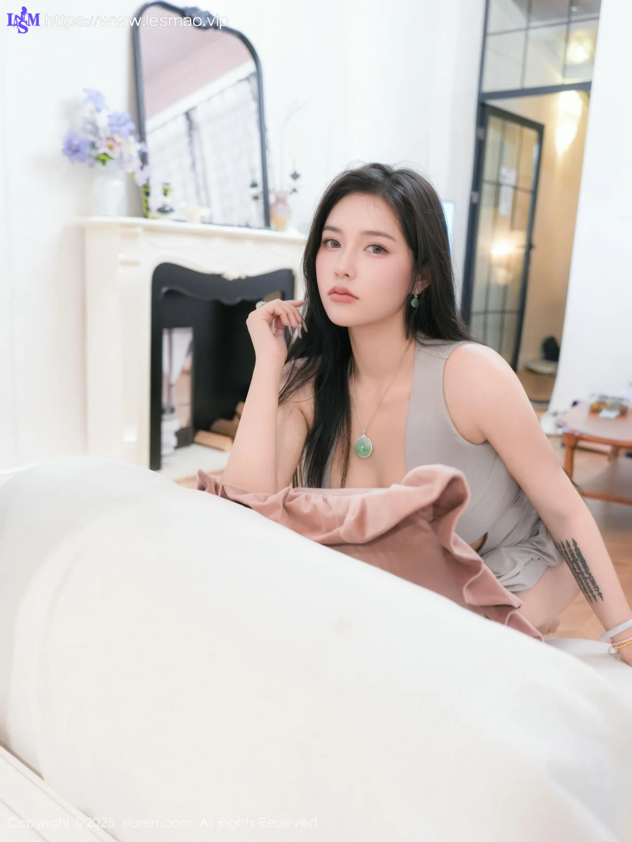 XiuRen 秀人 No.10568 娜比 性感灰色长袍 - 29