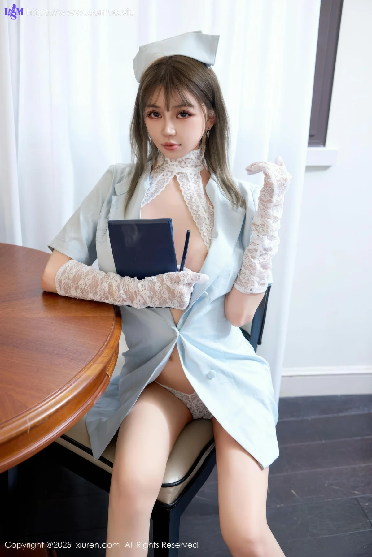 XiuRen 秀人 No.10570 Zoe柚柚 护士爆乳蕾丝 - 31