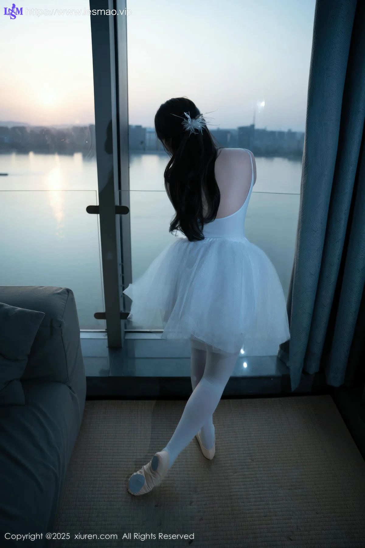 XiuRen 秀人 No.10575 软情 白色芭蕾服 - 13