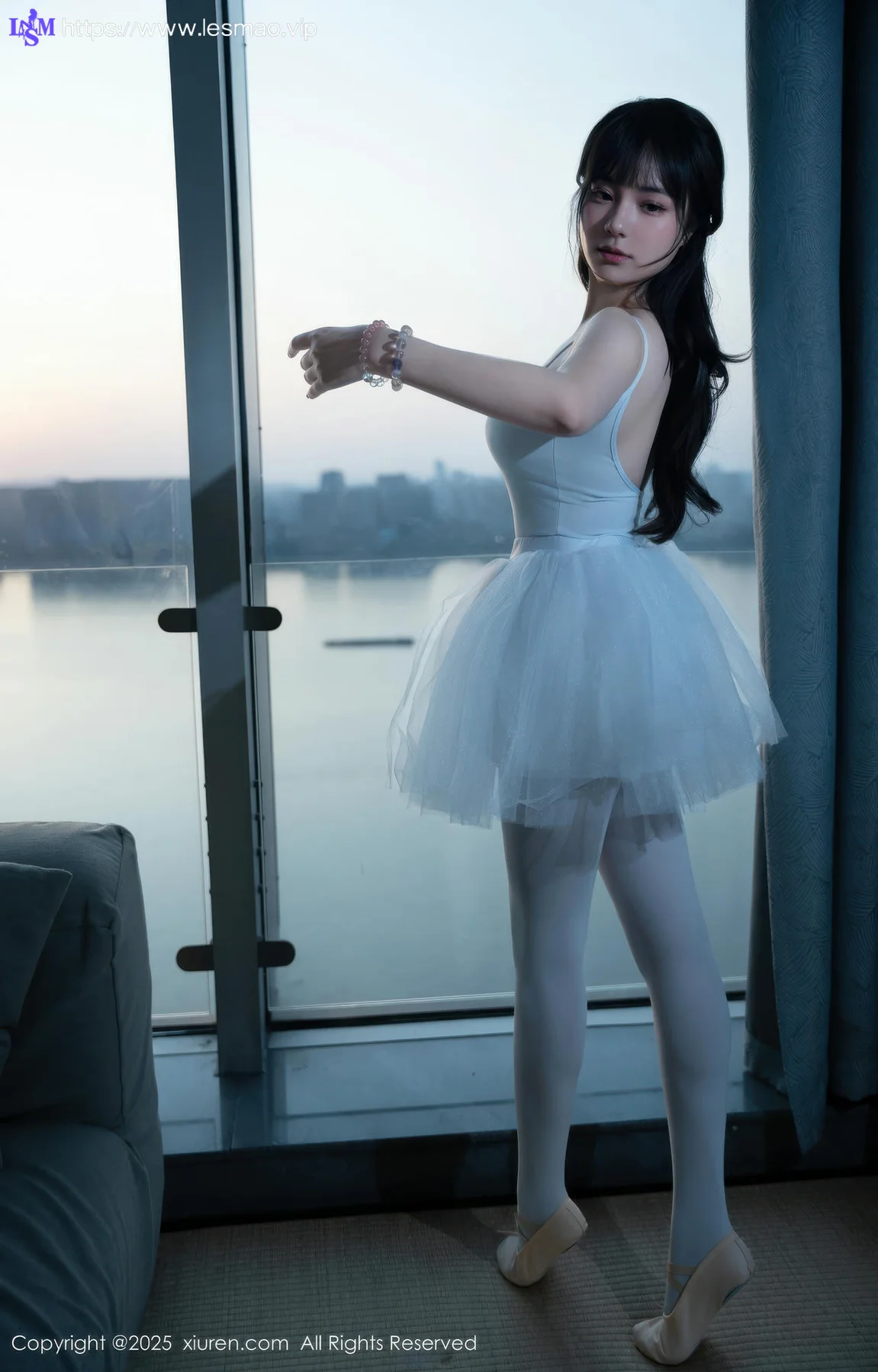 XiuRen 秀人 No.10575 软情 白色芭蕾服 - 14