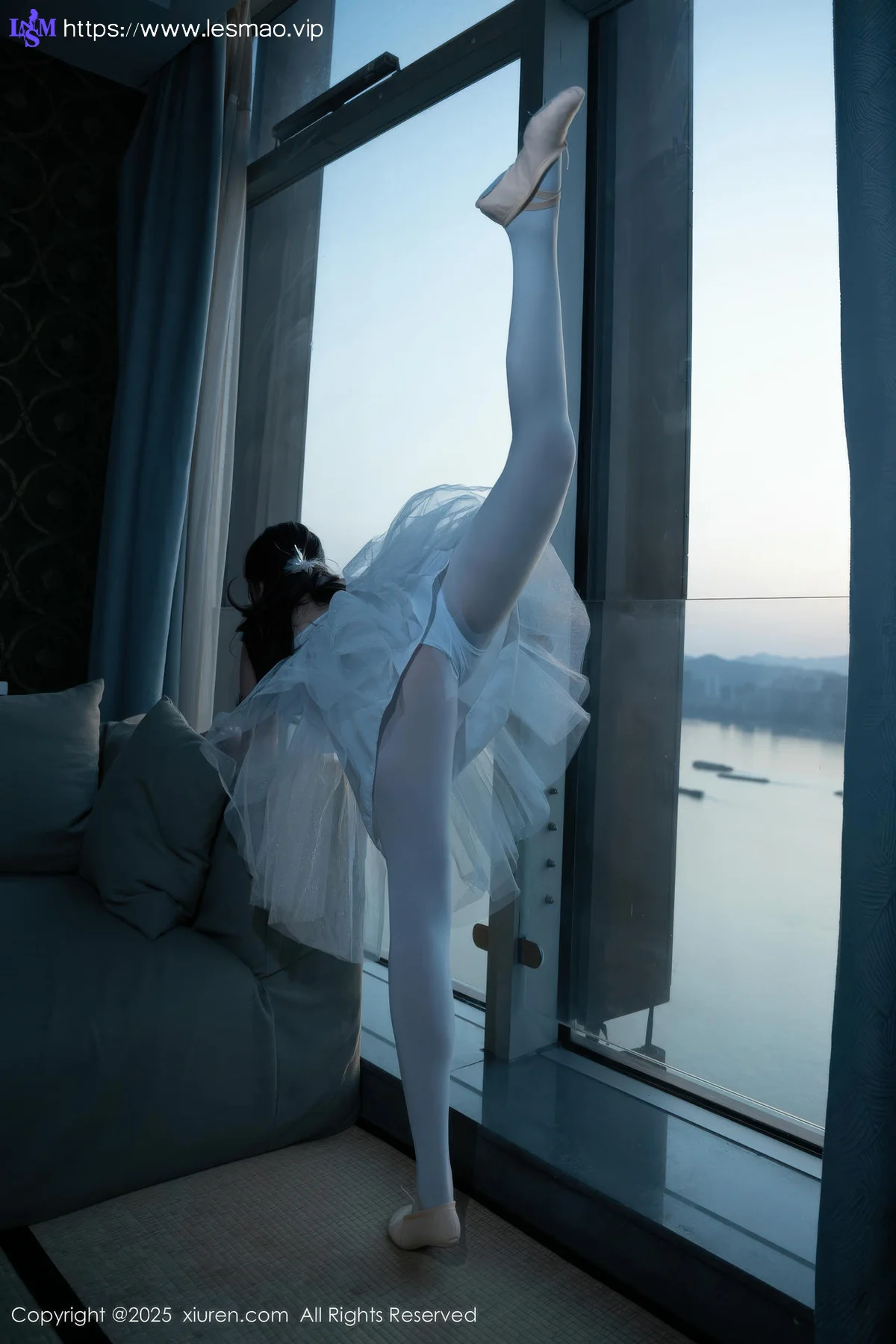 XiuRen 秀人 No.10575 软情 白色芭蕾服 - 15