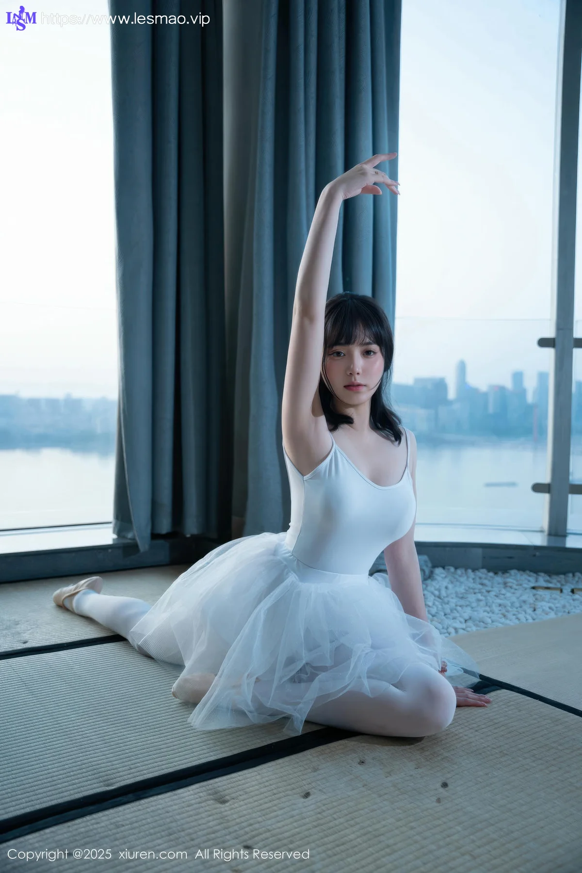 XiuRen 秀人 No.10575 软情 白色芭蕾服 - 20