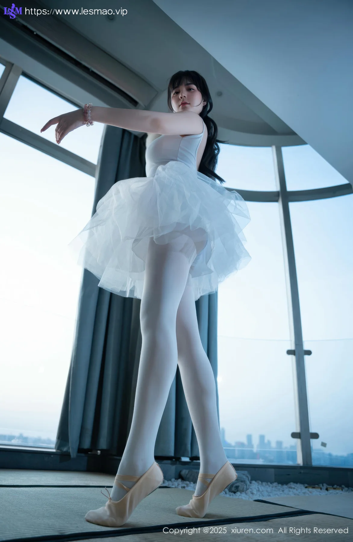 XiuRen 秀人 No.10575 软情 白色芭蕾服 - 25