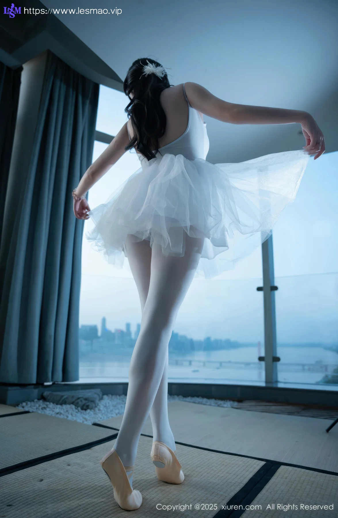 XiuRen 秀人 No.10575 软情 白色芭蕾服 - 34