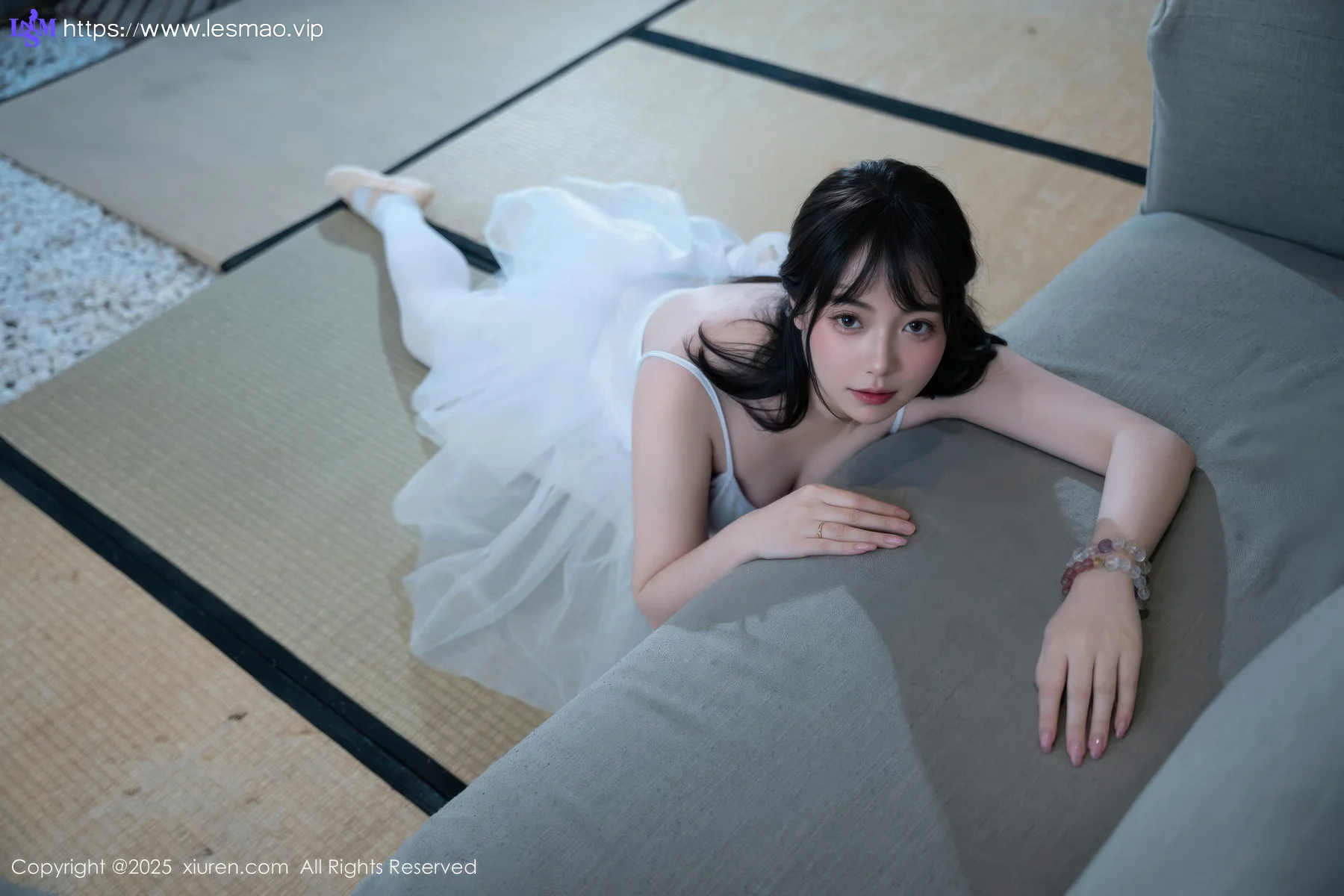 XiuRen 秀人 No.10575 软情 白色芭蕾服 - 38
