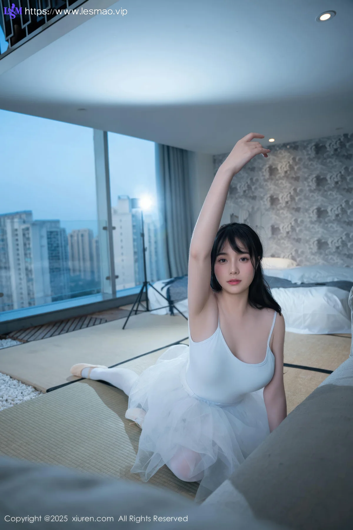 XiuRen 秀人 No.10575 软情 白色芭蕾服 - 43