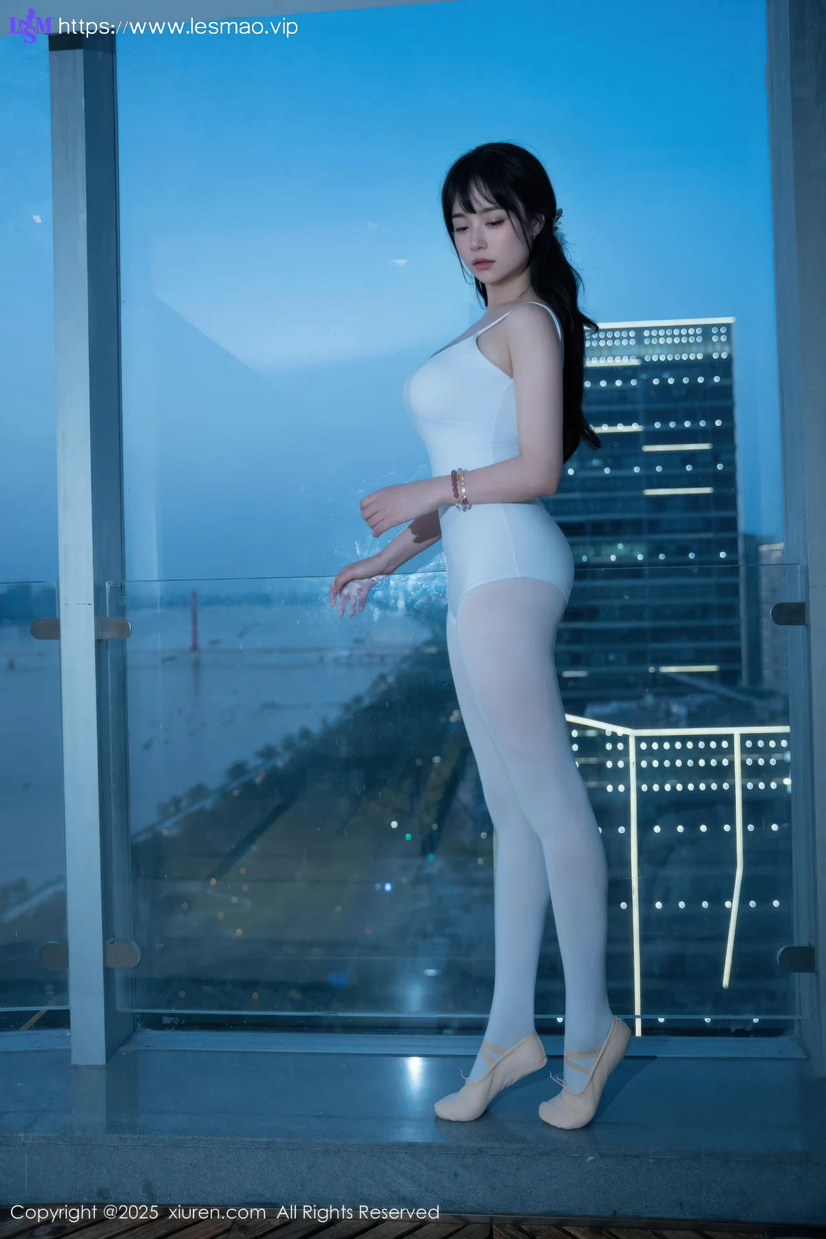 XiuRen 秀人 No.10575 软情 白色芭蕾服 - 52