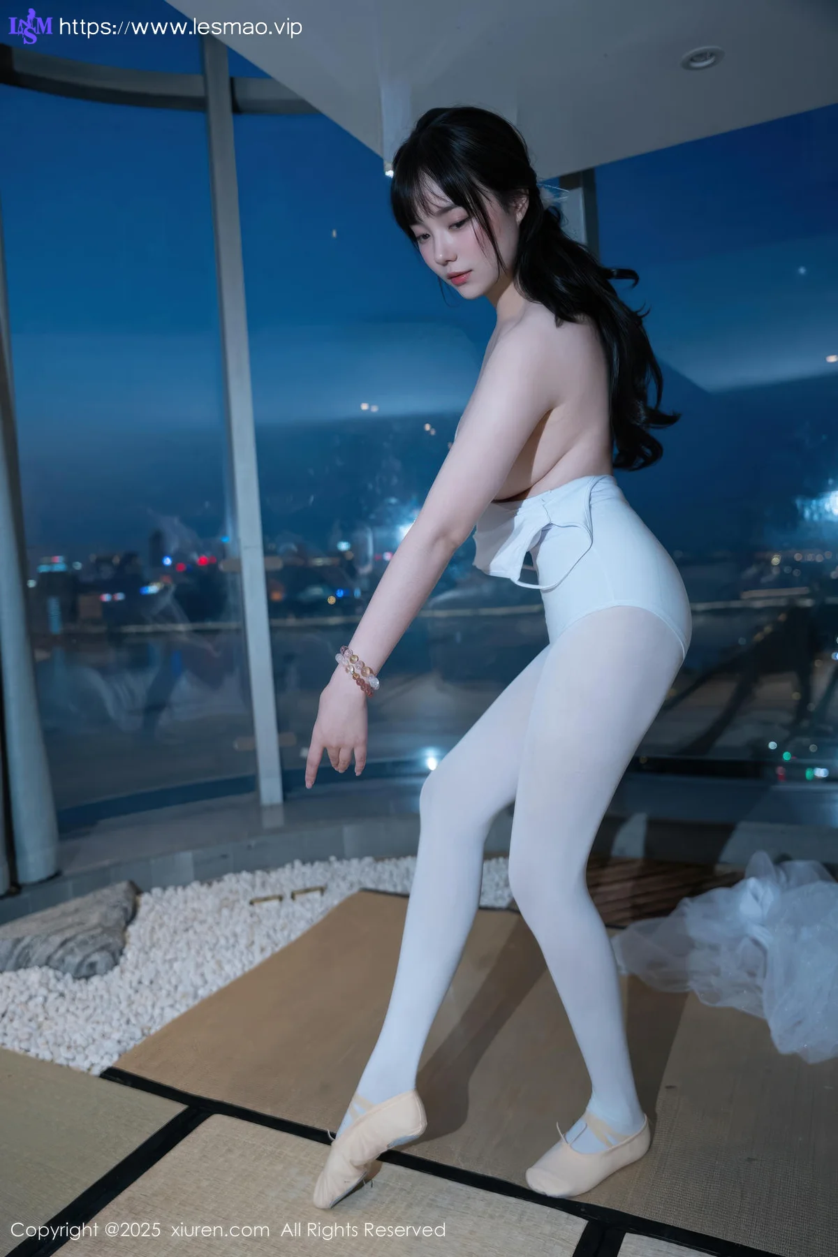 XiuRen 秀人 No.10575 软情 白色芭蕾服 - 64