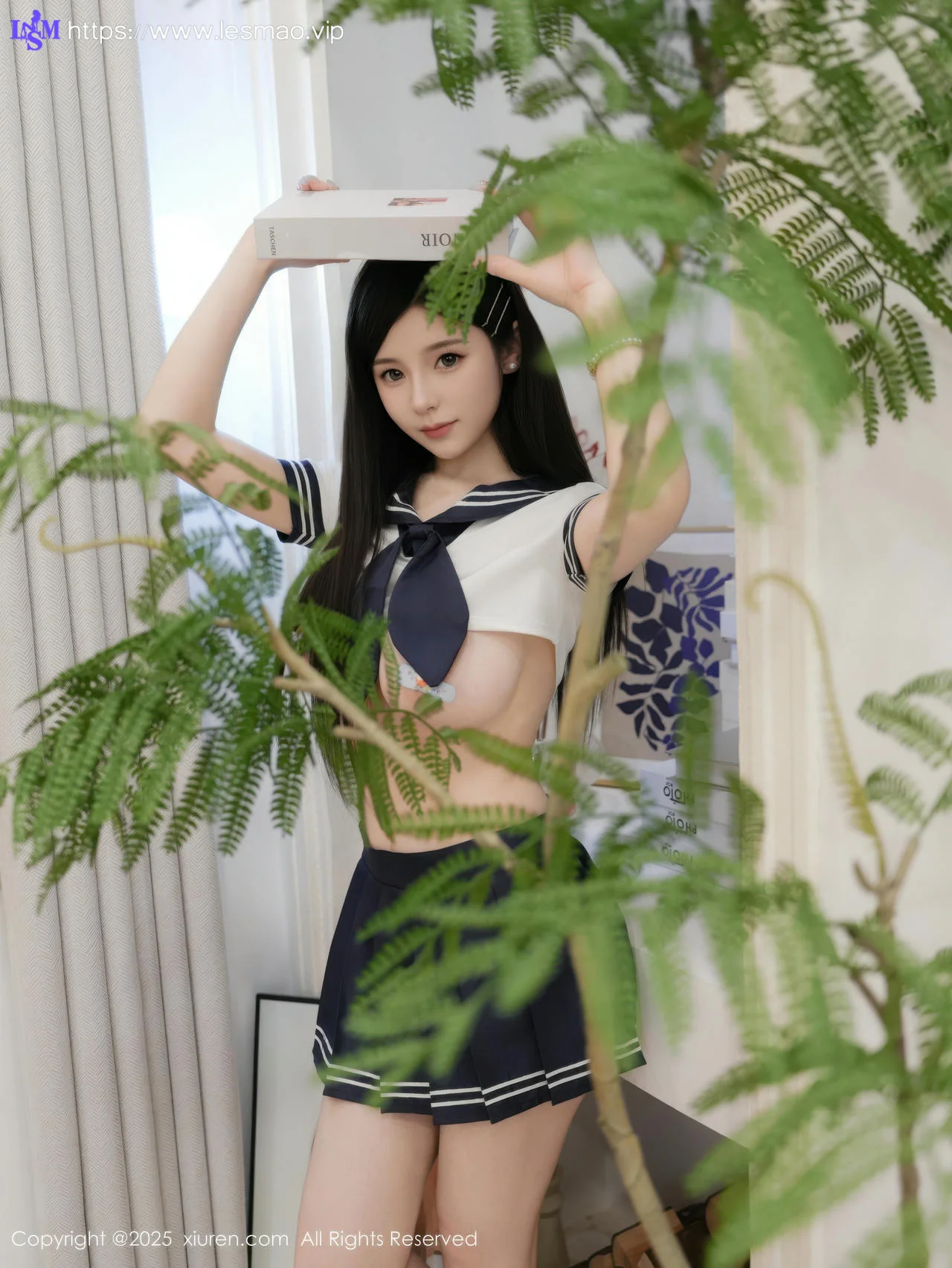 XiuRen 秀人 No.10598 优酱 黑白水手服饰 - 15