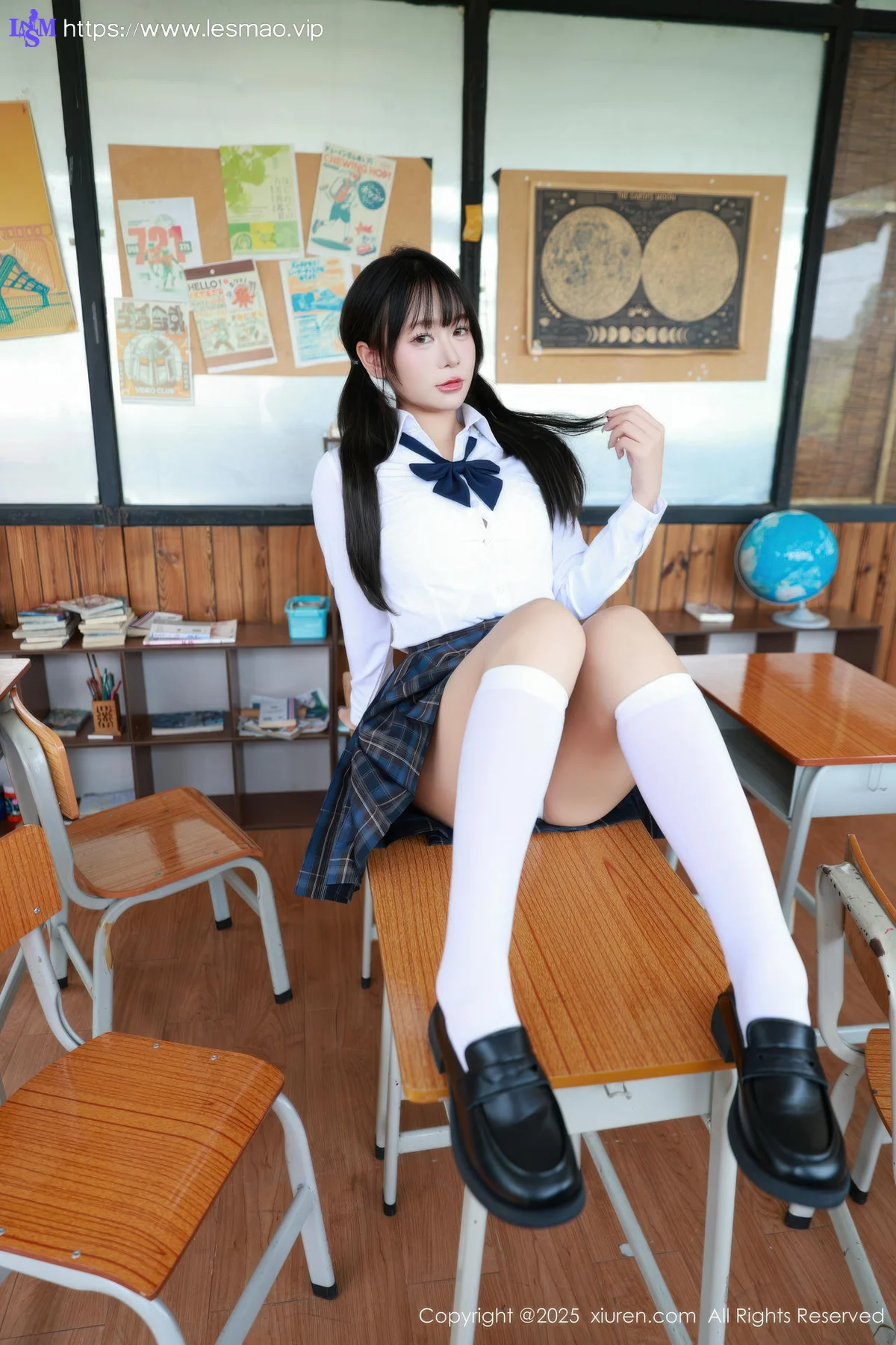 XiuRen 秀人 No.10602 水泽 JK制服白色丝袜 - 13