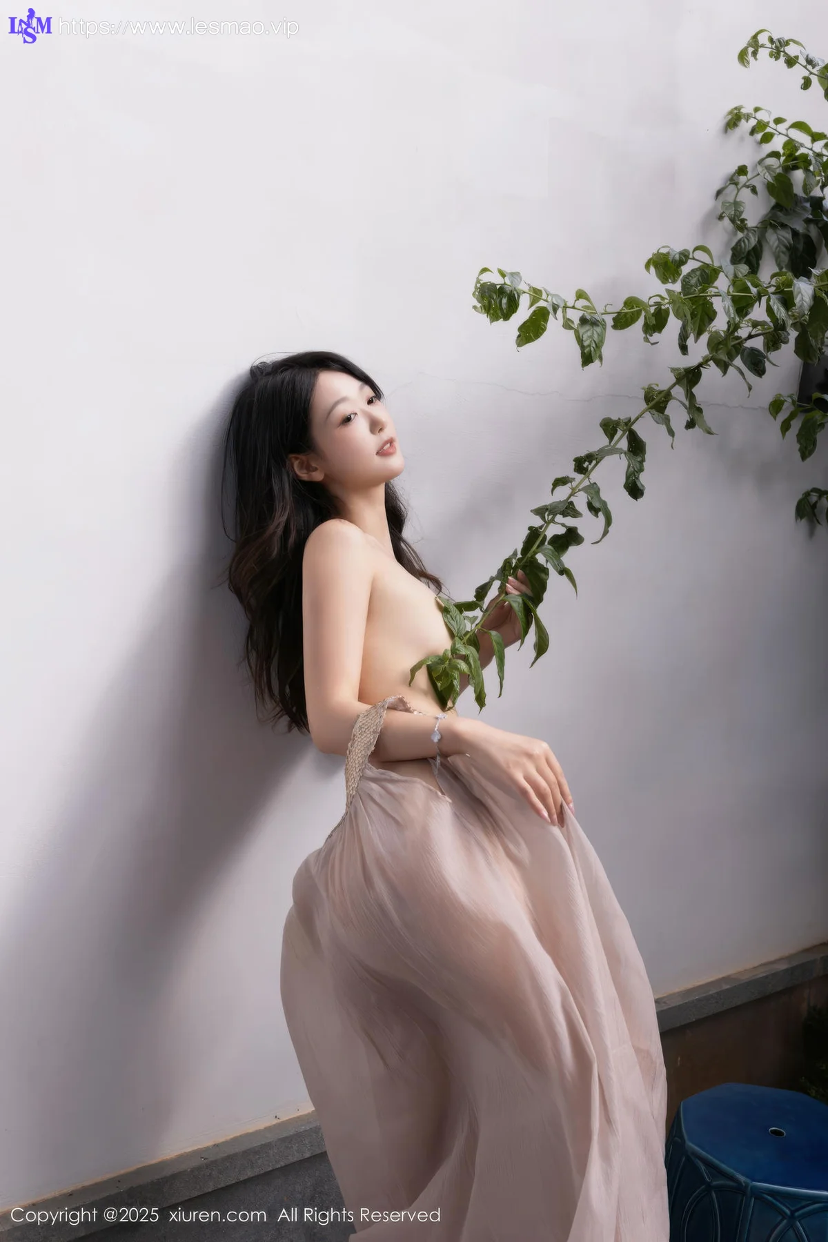 XiuRen 秀人 No.10619 唐安琪 浅色薄纱诱人肉色丝袜 - 20