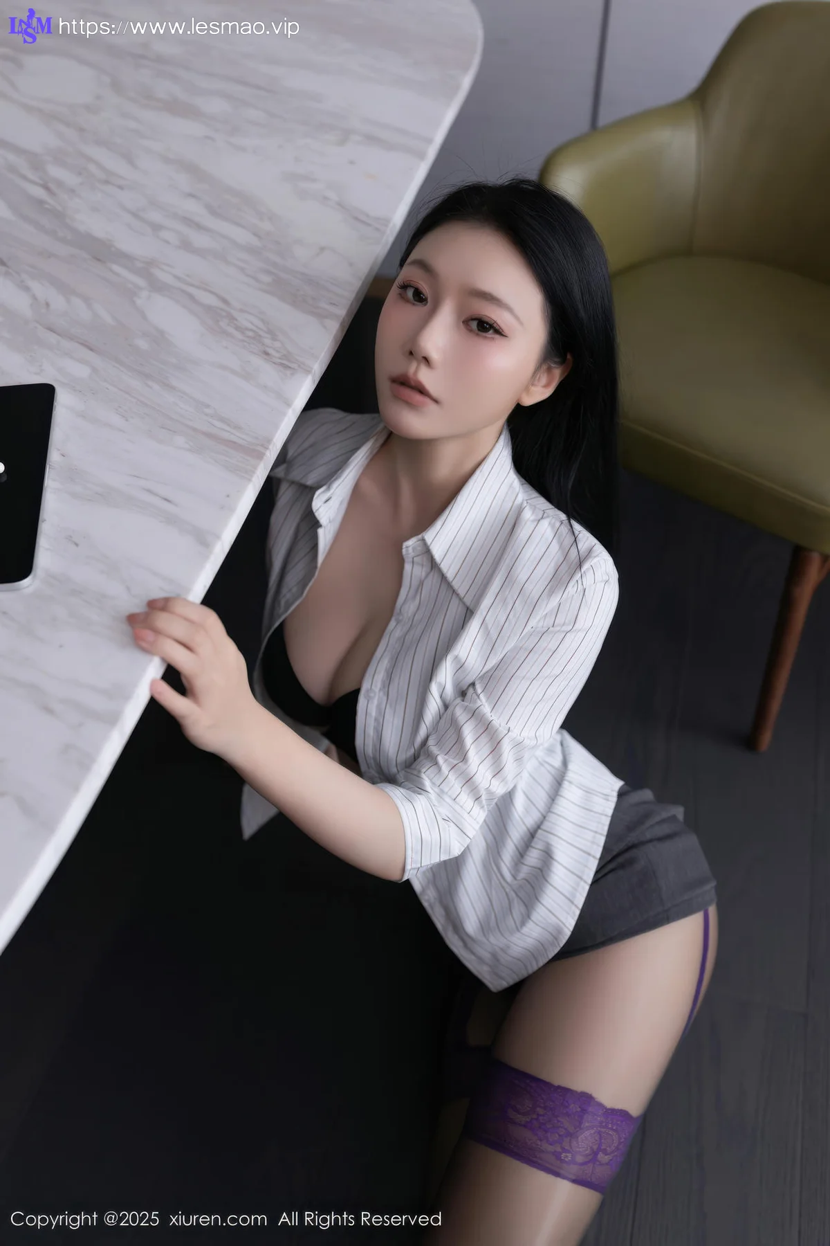 XiuRen 秀人 No.10623 安然anran OL服饰魅惑黑丝 - 33