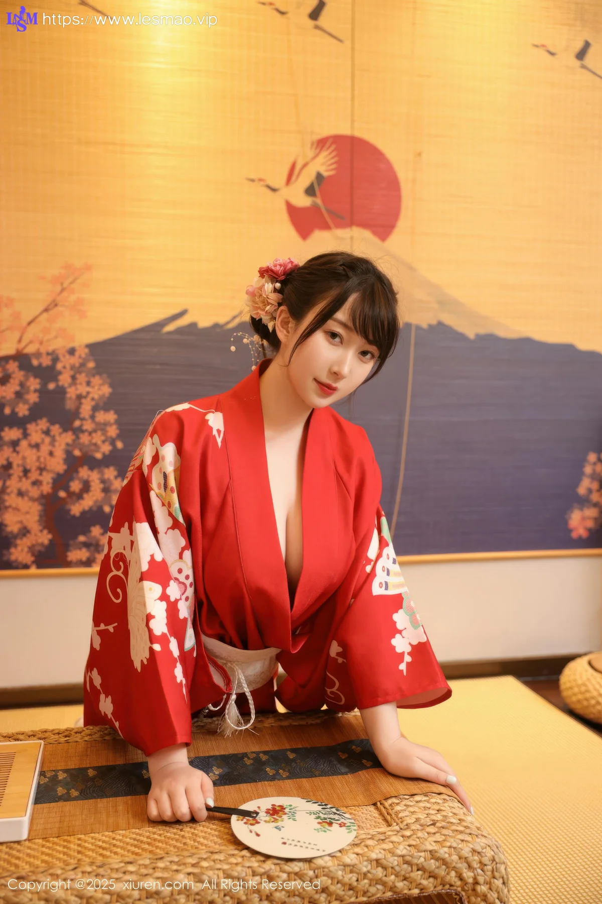 XiuRen 秀人 No.10624 李沁恩lrene 性感红色服饰 - 12