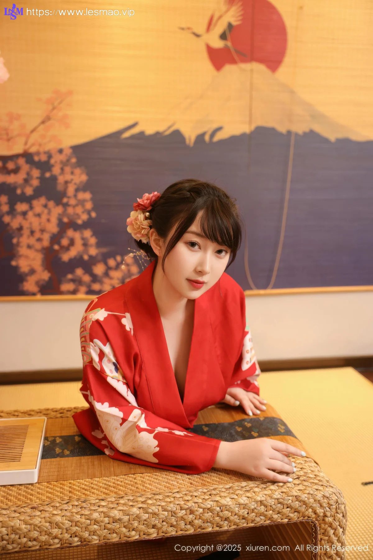 XiuRen 秀人 No.10624 李沁恩lrene 性感红色服饰 - 16