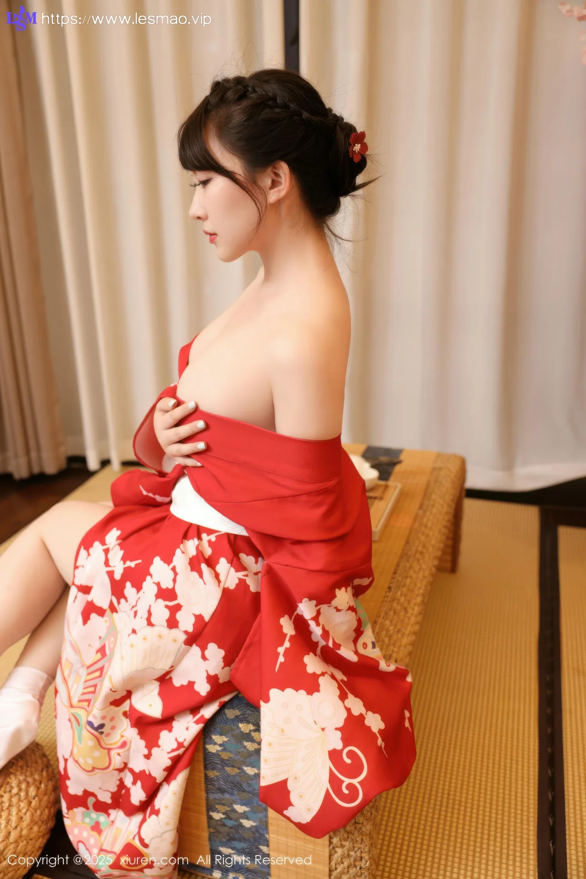 XiuRen 秀人 No.10624 李沁恩lrene 性感红色服饰 - 34