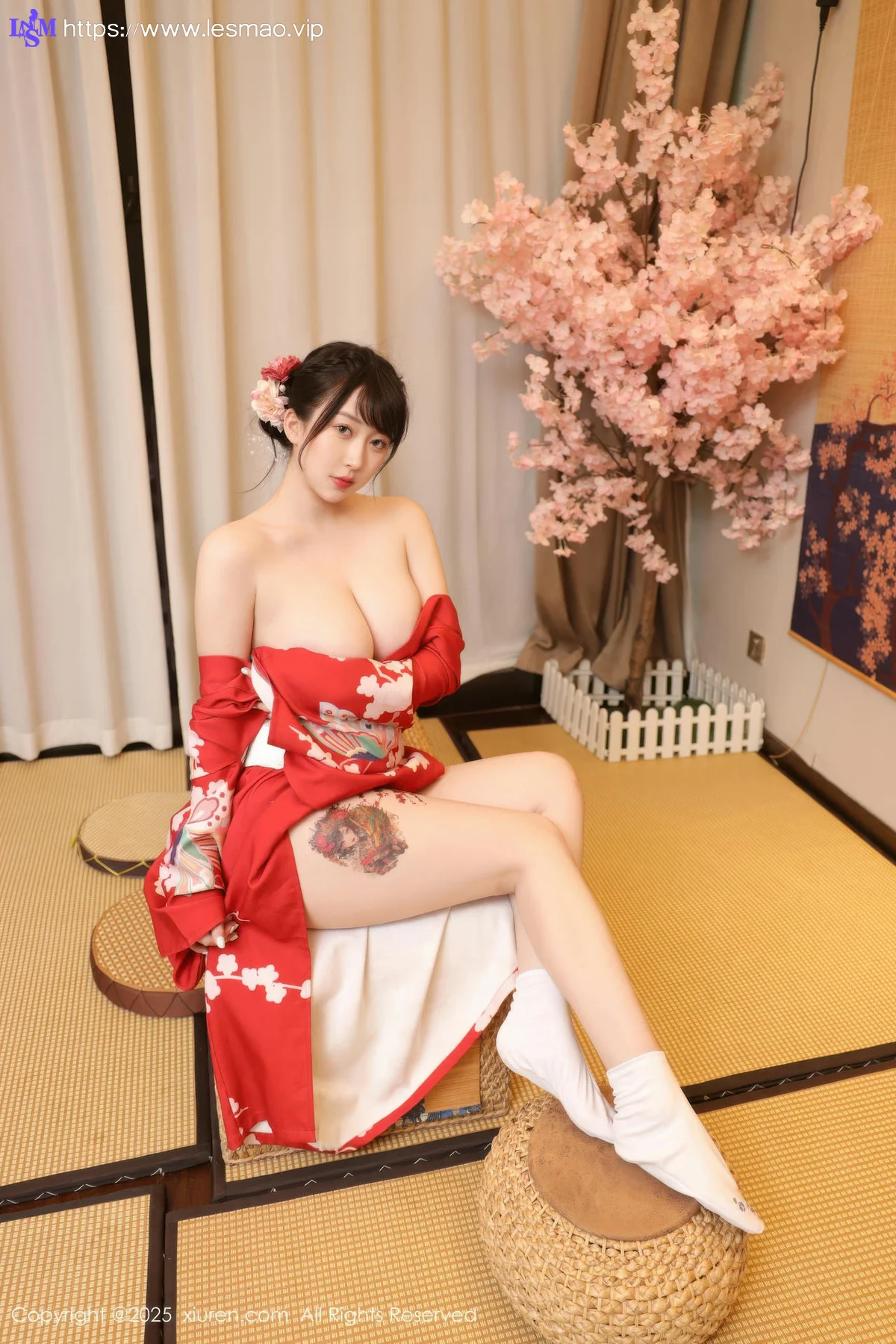 XiuRen 秀人 No.10624 李沁恩lrene 性感红色服饰 - 35