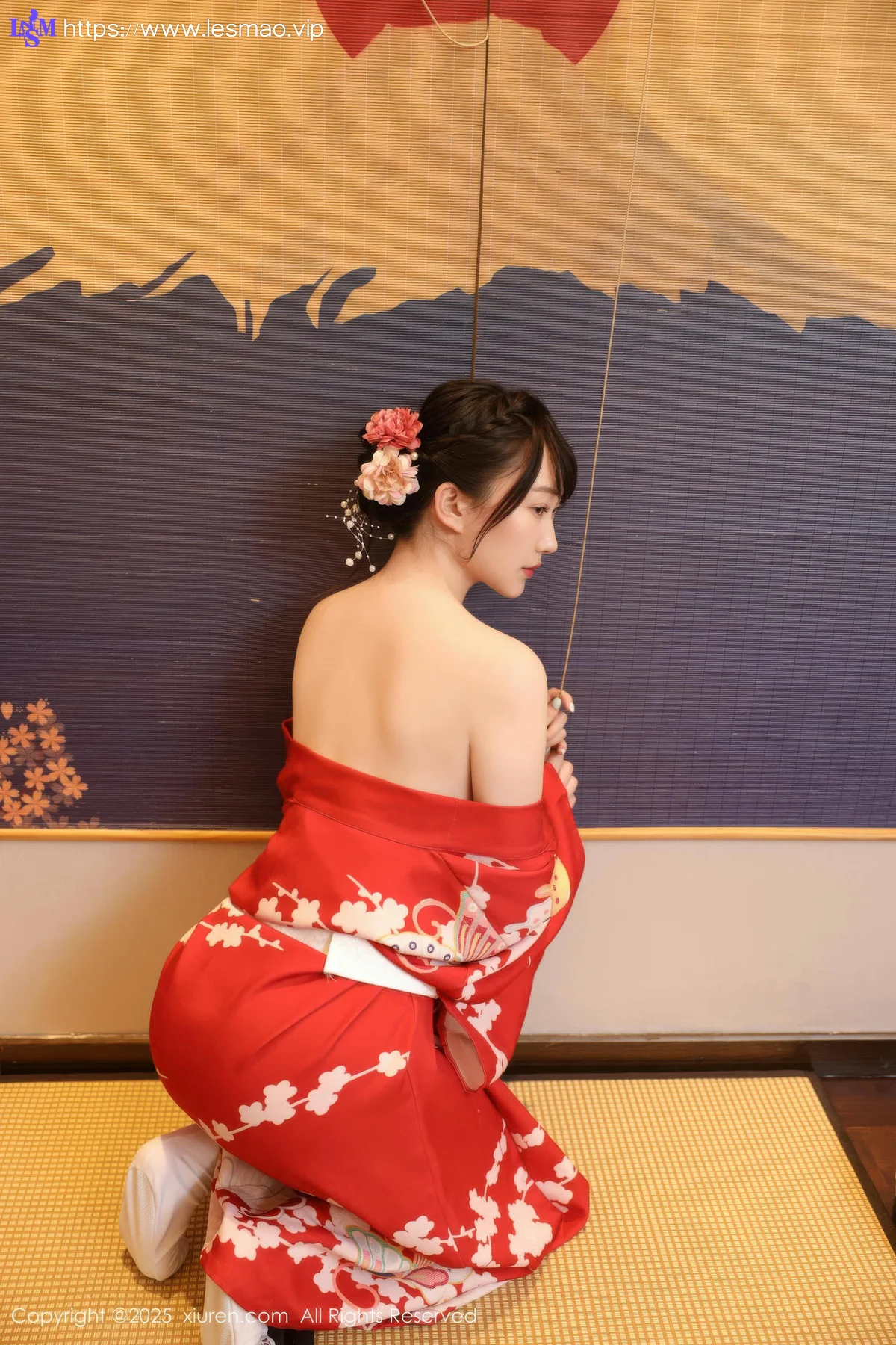 XiuRen 秀人 No.10624 李沁恩lrene 性感红色服饰 - 46