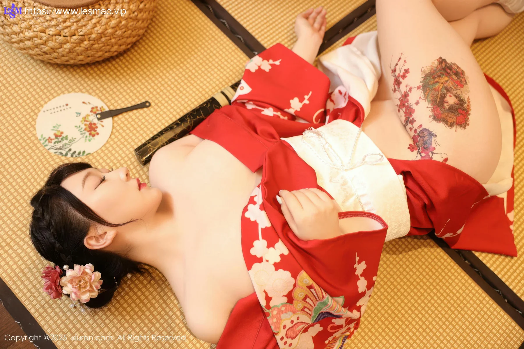 XiuRen 秀人 No.10624 李沁恩lrene 性感红色服饰 - 54