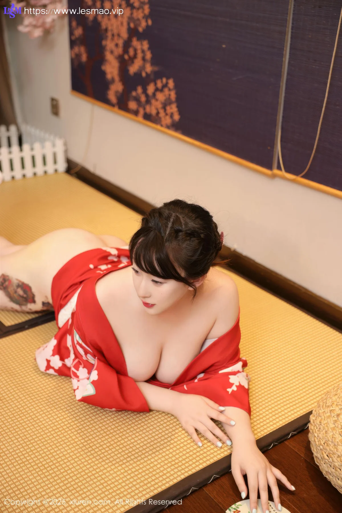 XiuRen 秀人 No.10624 李沁恩lrene 性感红色服饰 - 57