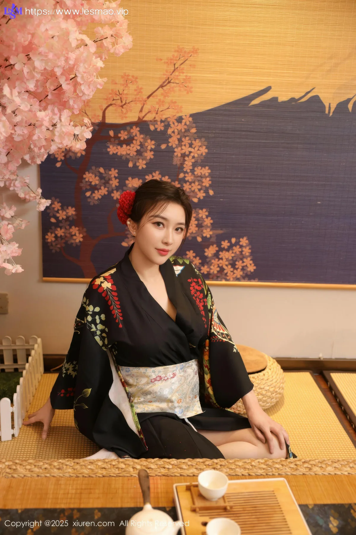 XiuRen 秀人 No.10627 苏一诺 黑色服饰身姿婀娜 - 24