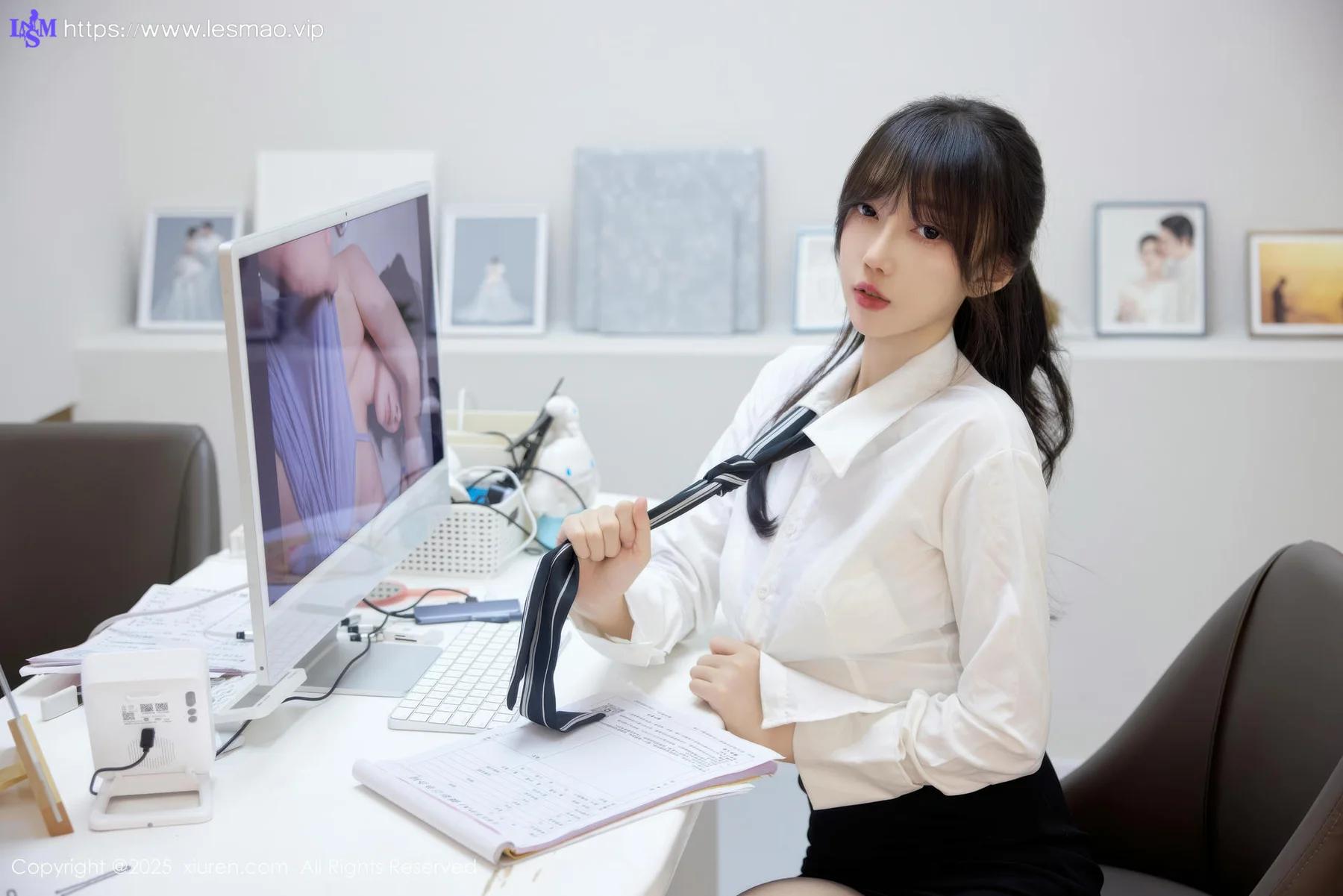 XiuRen 秀人 No.10636 玥儿玥er 性感OL服饰 - 27