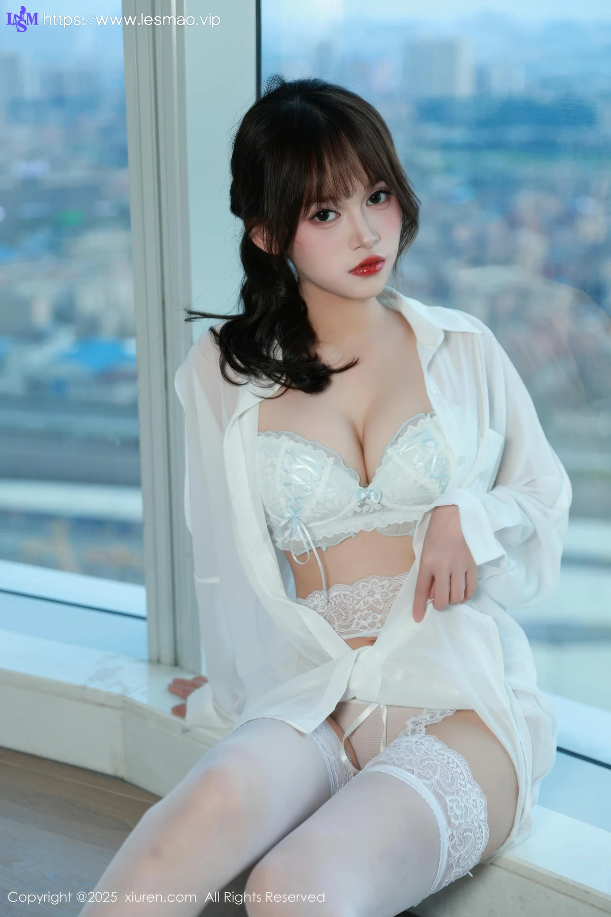 XiuRen 秀人 No.10642 糯咪 白色衬衫面容甜美 - 10