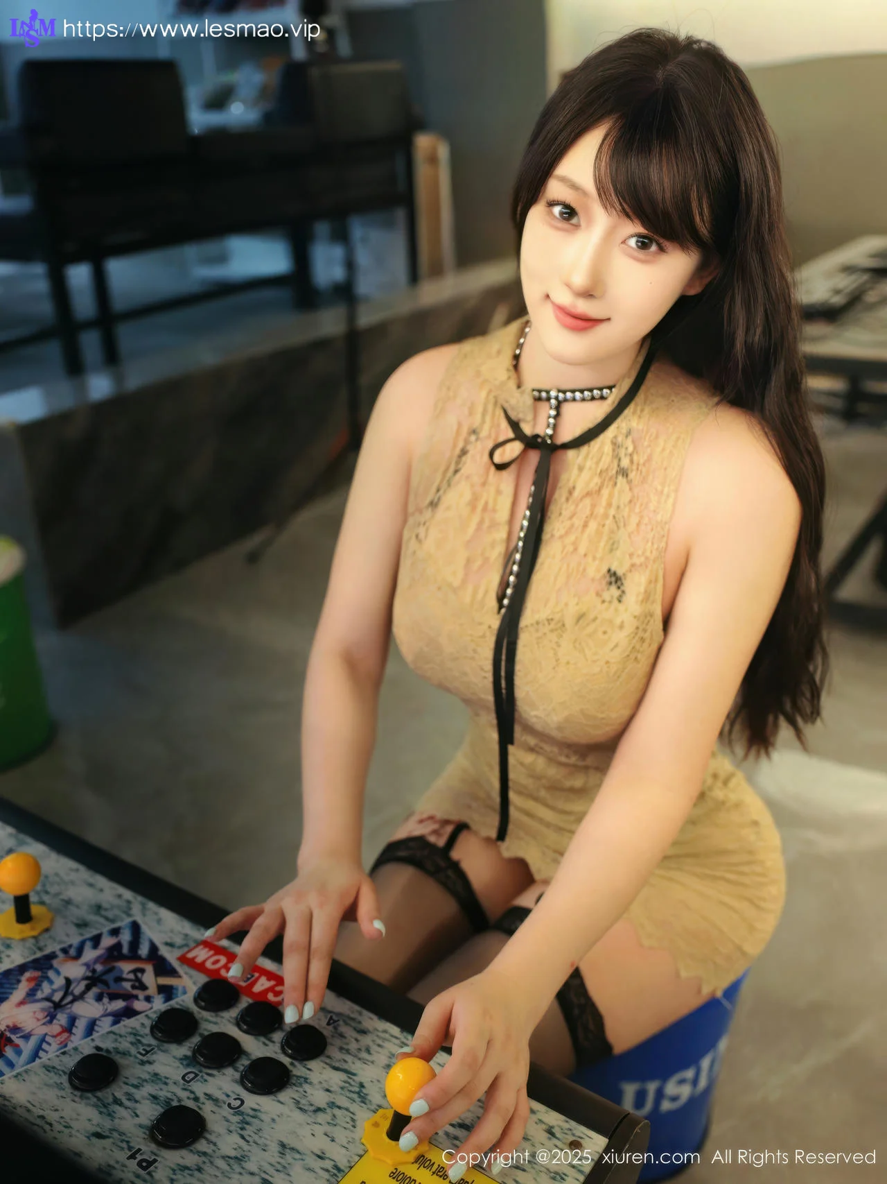 XiuRen 秀人 No.10643 李沁恩lrene 肉色连衣短裙 - 11
