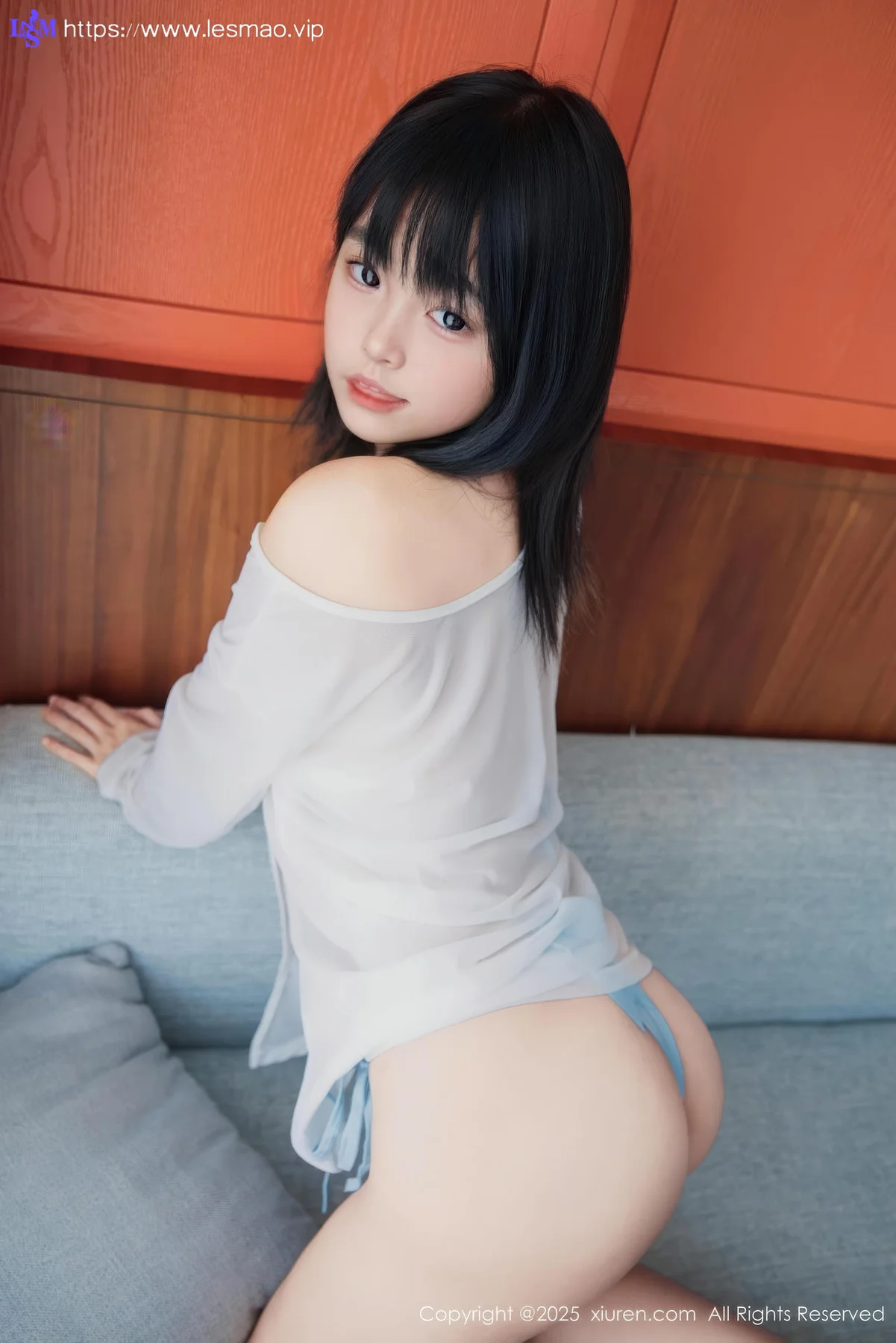 XiuRen 秀人 No.10651 小泠 首套写真蓝色比基尼 - 11