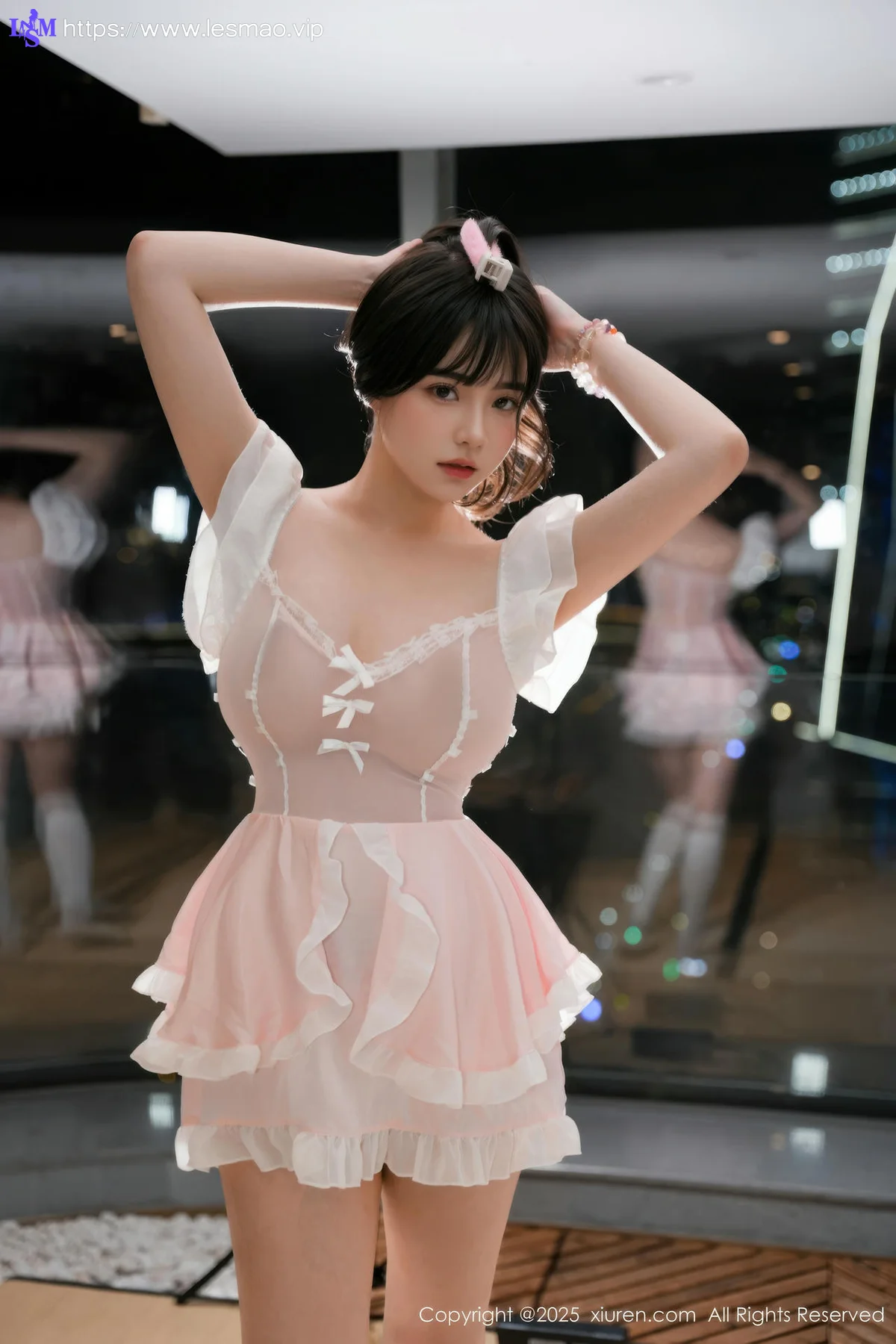 XiuRen 秀人 No.10653 软情 粉色女仆装扮 - 9