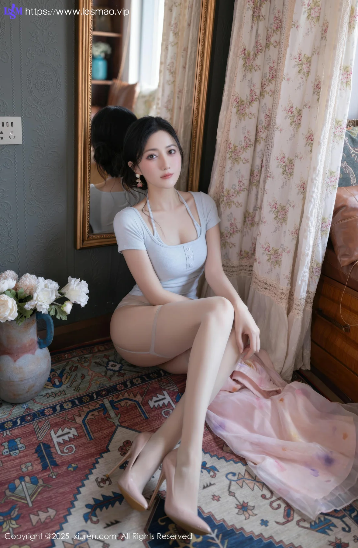 XiuRen 秀人 No.10656 鱼子酱Fish 诱人肉色丝袜 - 23
