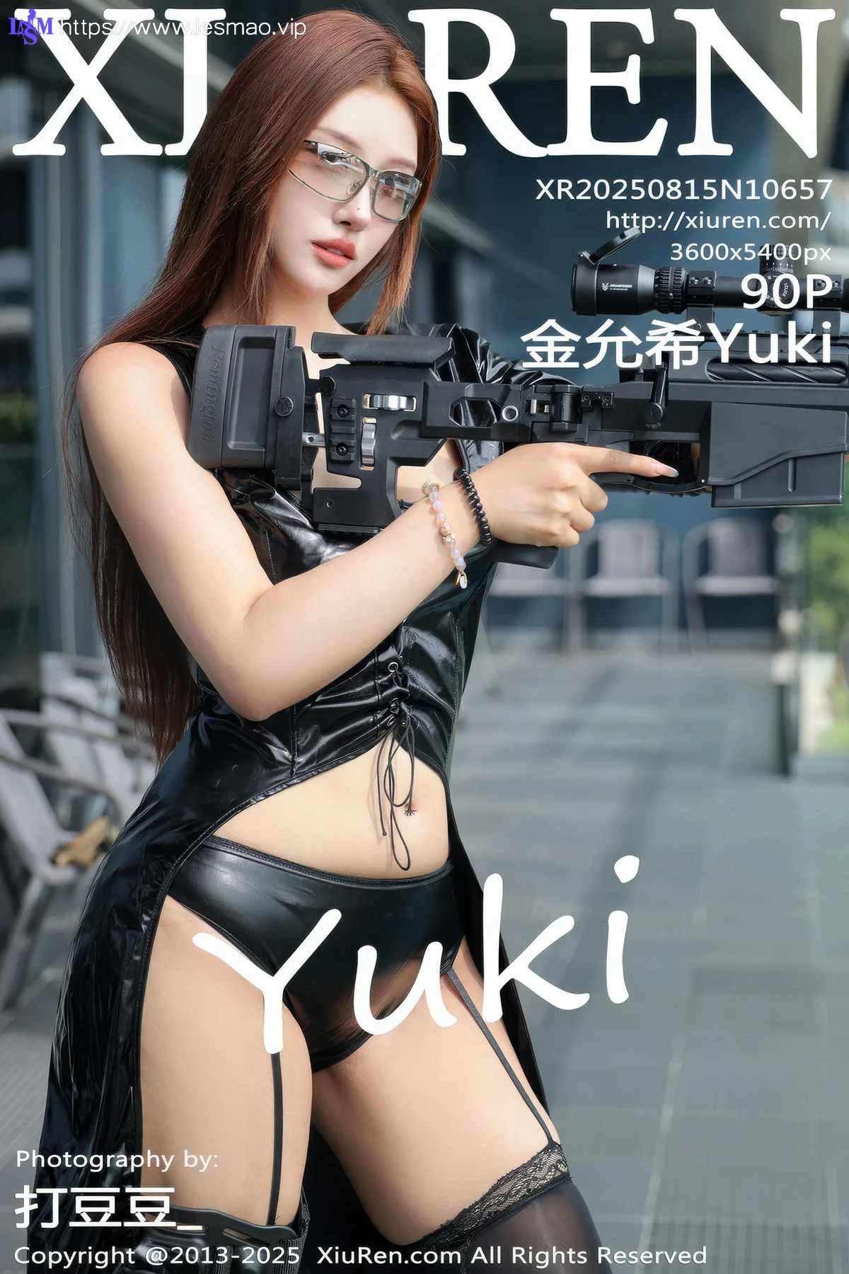 XiuRen 秀人 No.10657 金允希Yuki 黑色皮衣魅惑 - 91